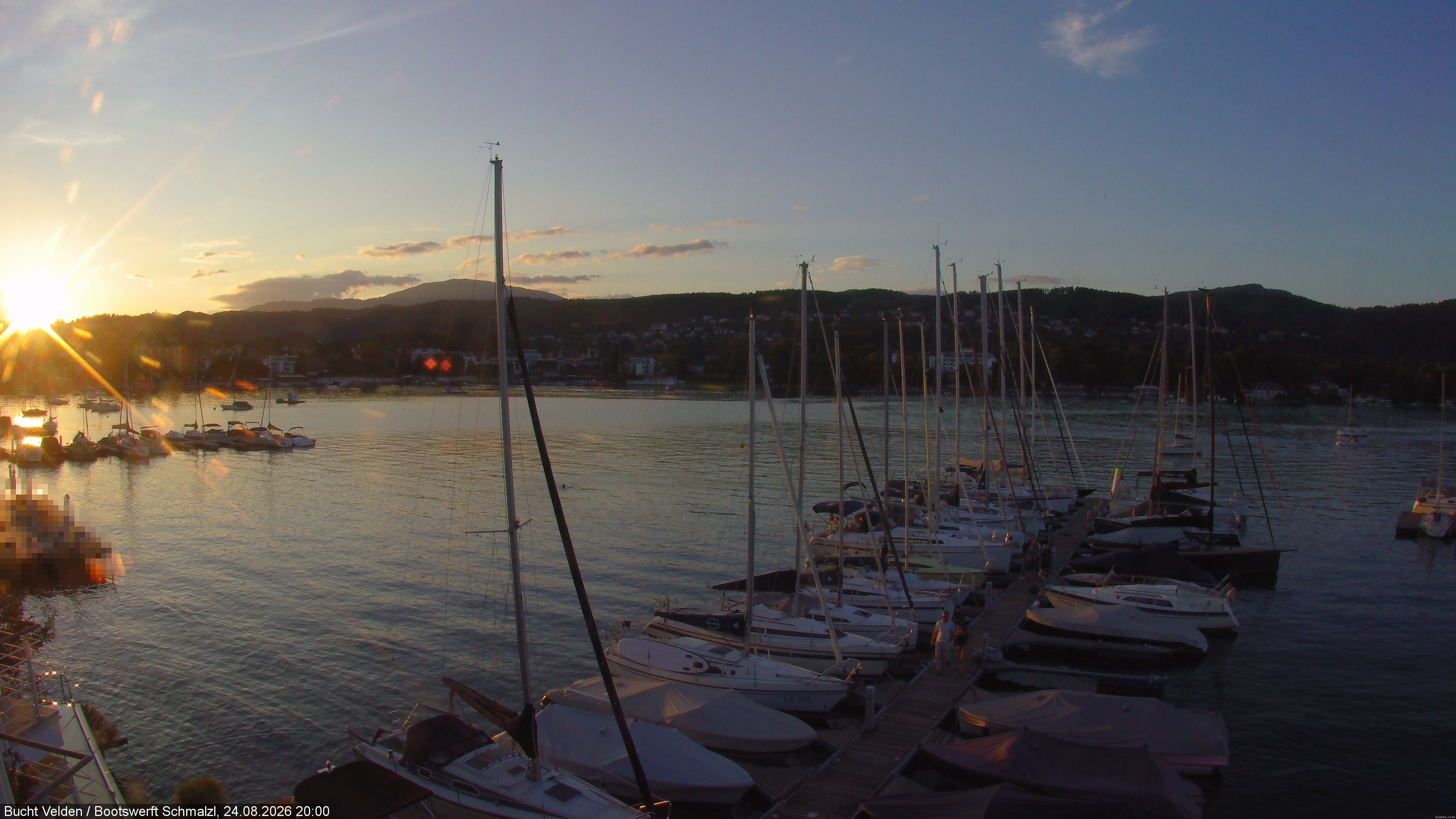 Archiv Foto Webcam Bootswerft Schmalzl - Wörthersee