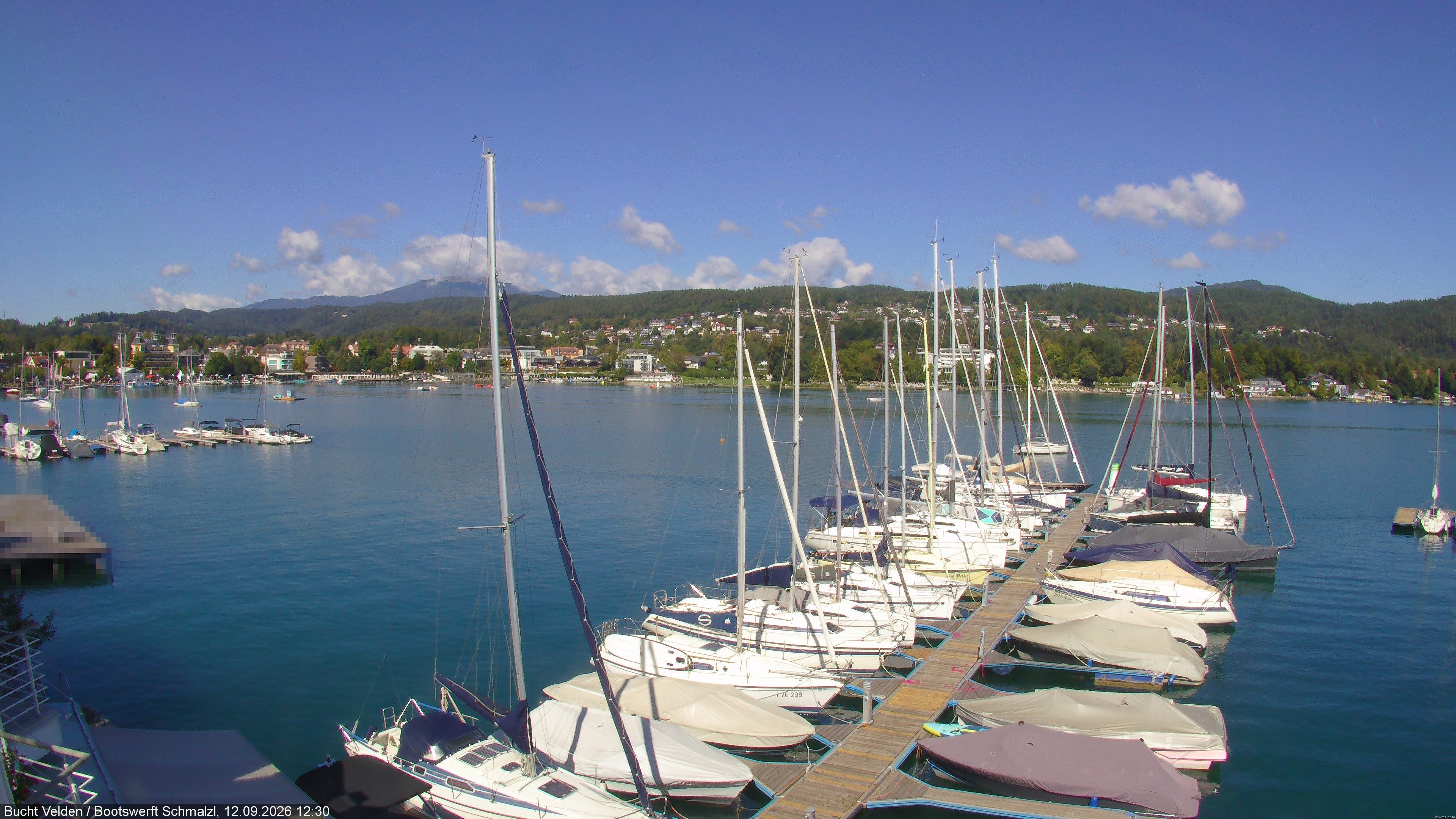 Archiv Foto Webcam Bootswerft Schmalzl - Wörthersee