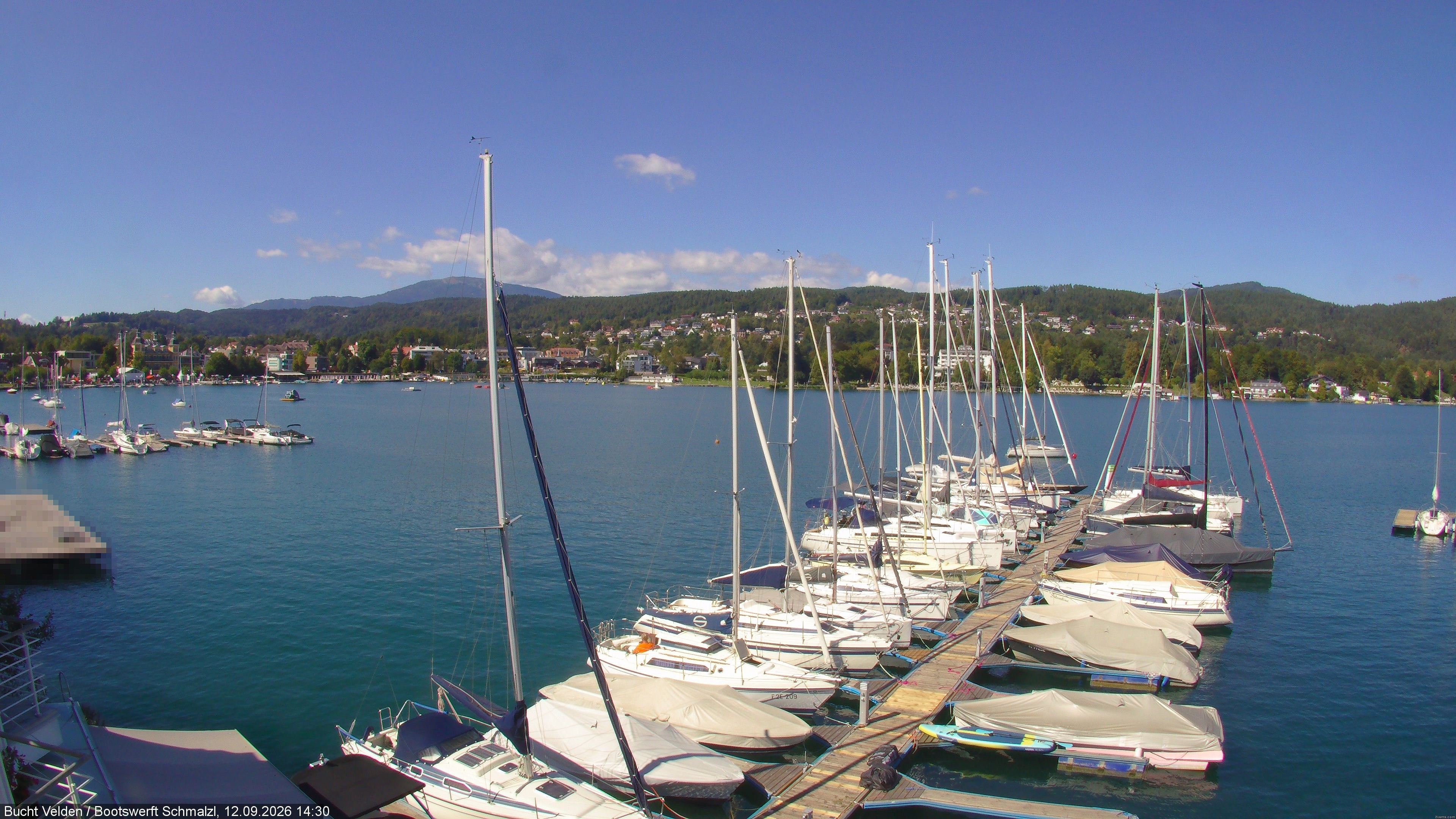 Archiv Foto Webcam Bootswerft Schmalzl - Wörthersee