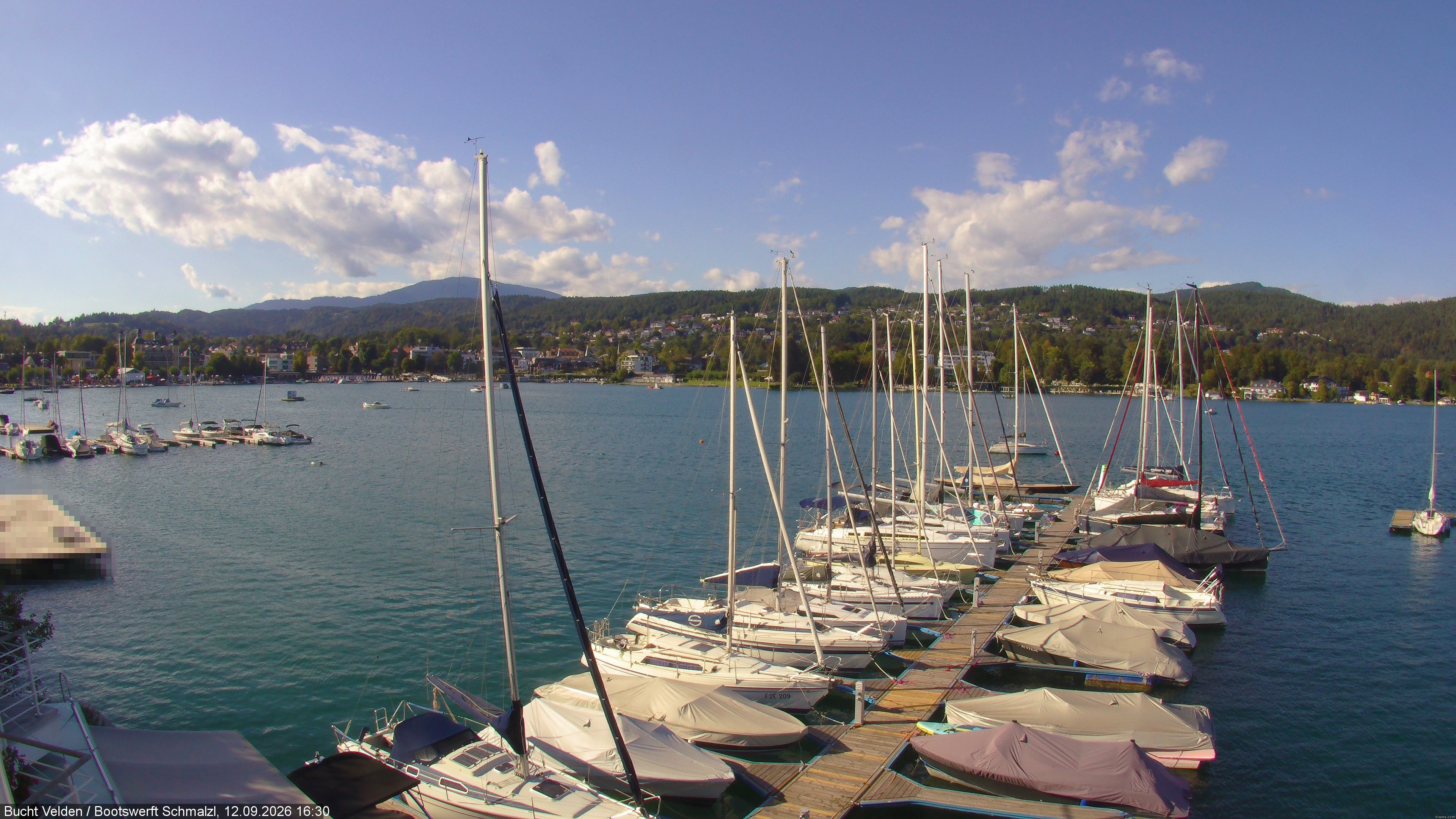 Archiv Foto Webcam Bootswerft Schmalzl - Wörthersee