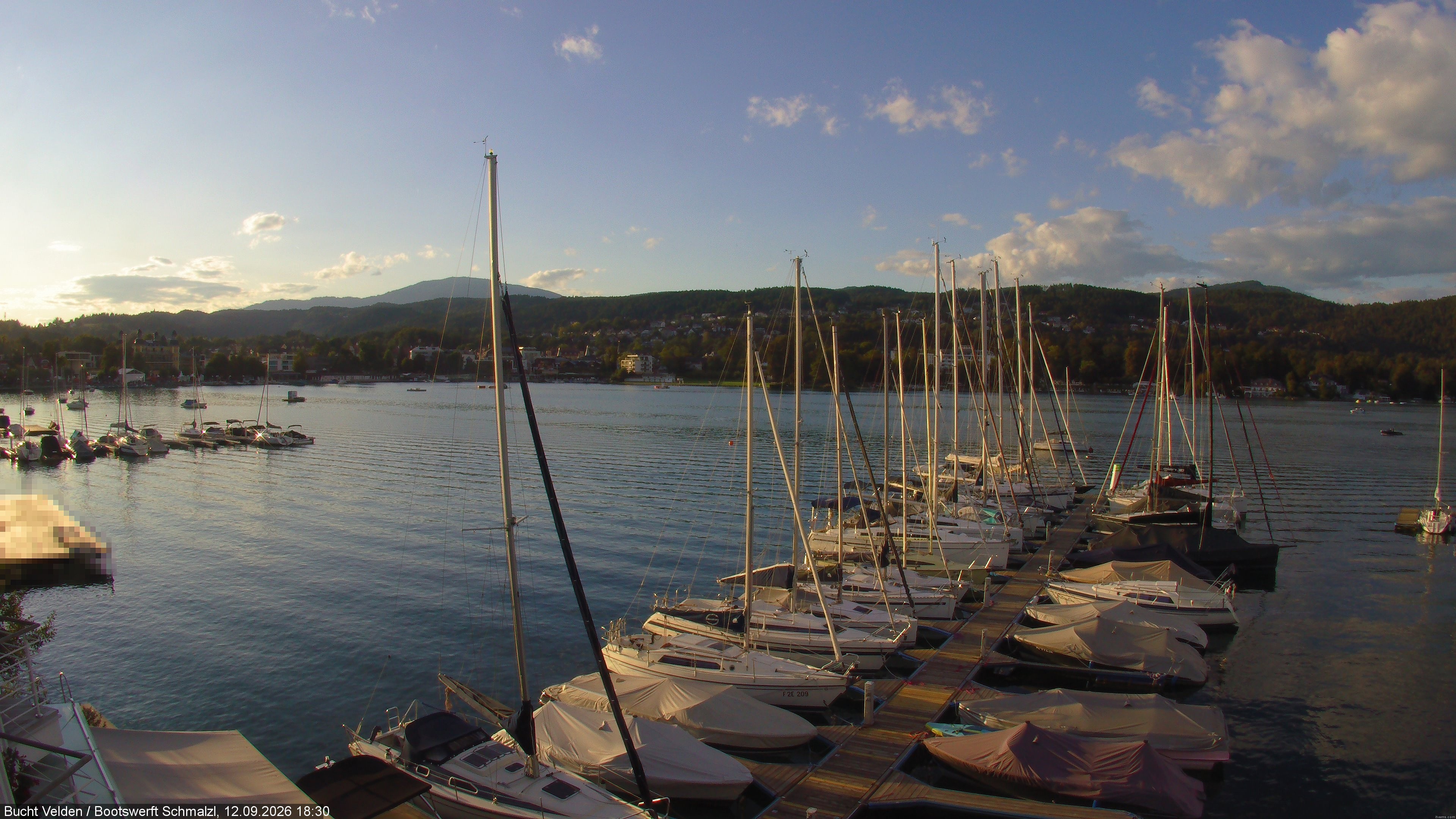 Archiv Foto Webcam Bootswerft Schmalzl - Wörthersee