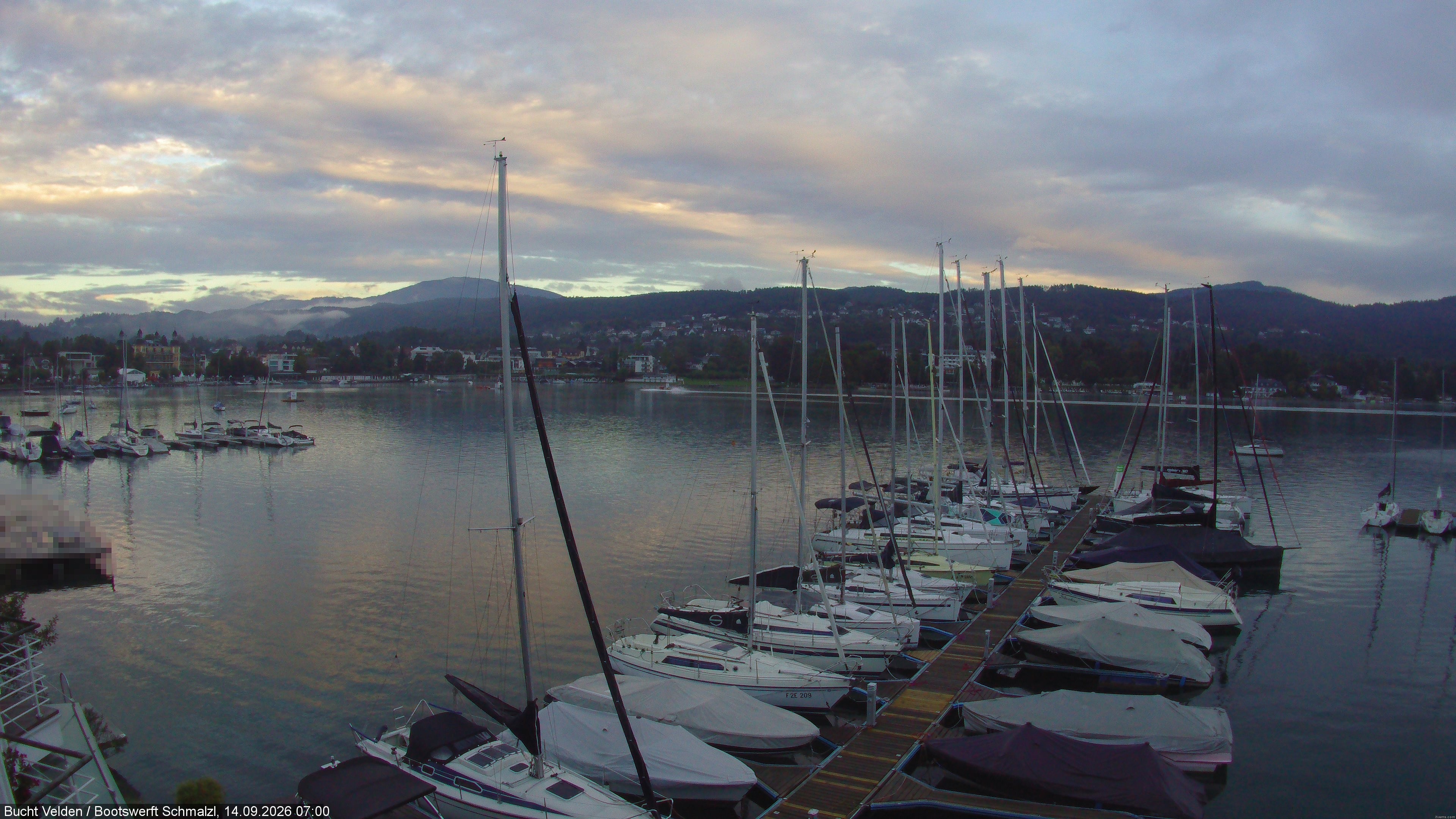 Archiv Foto Webcam Bootswerft Schmalzl - Wörthersee