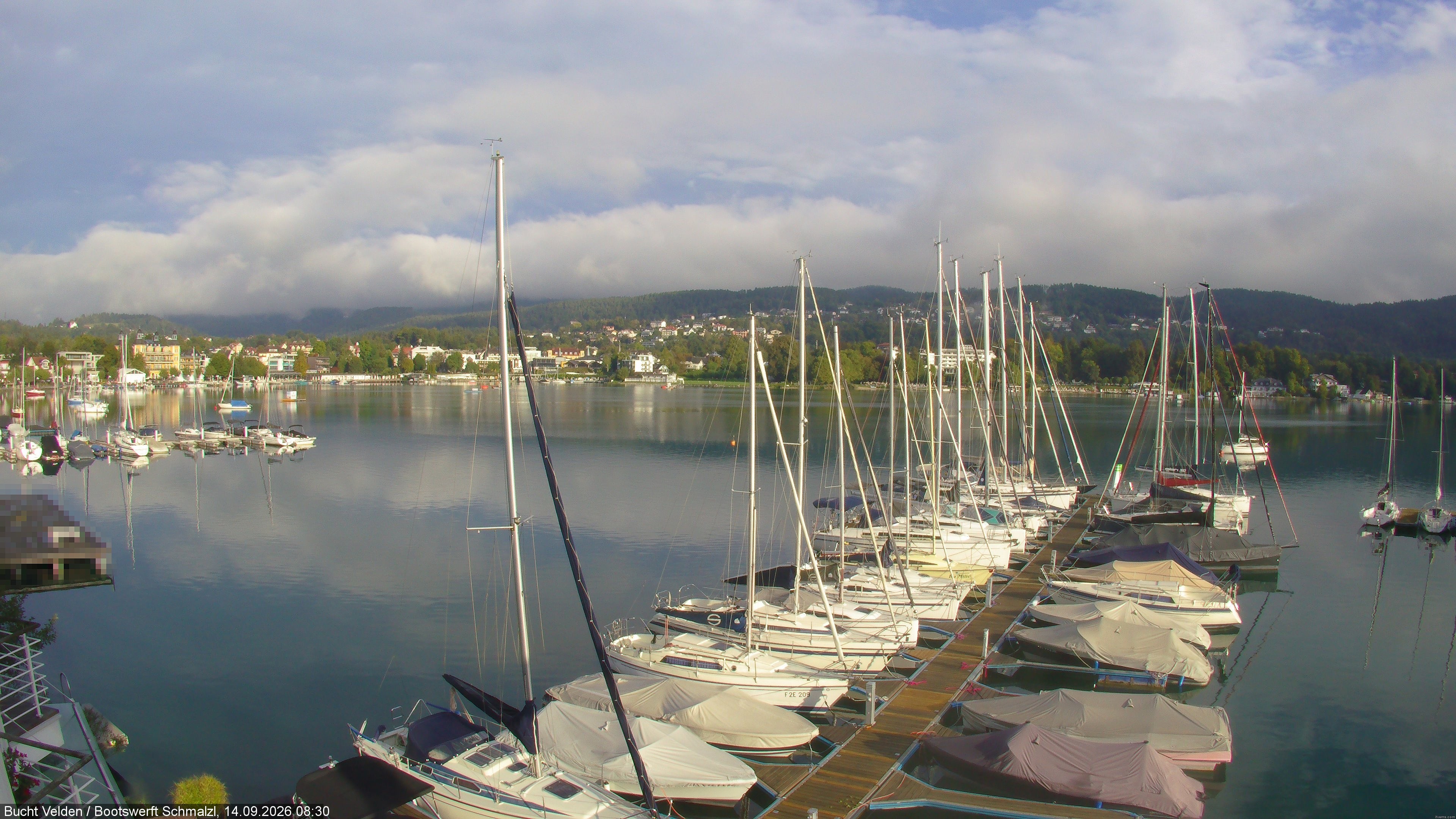 Archiv Foto Webcam Bootswerft Schmalzl - Wörthersee