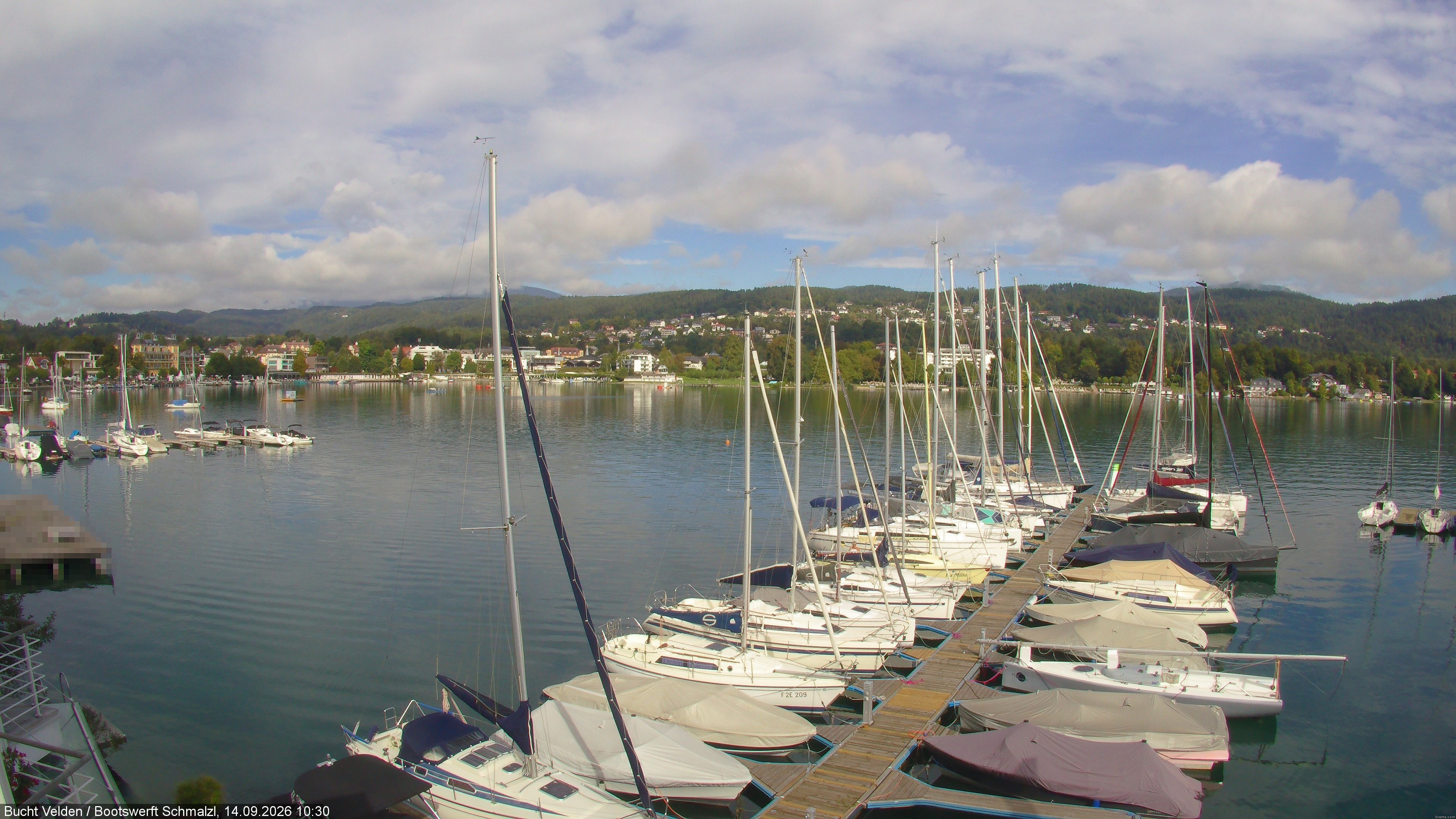 Archiv Foto Webcam Bootswerft Schmalzl - Wörthersee