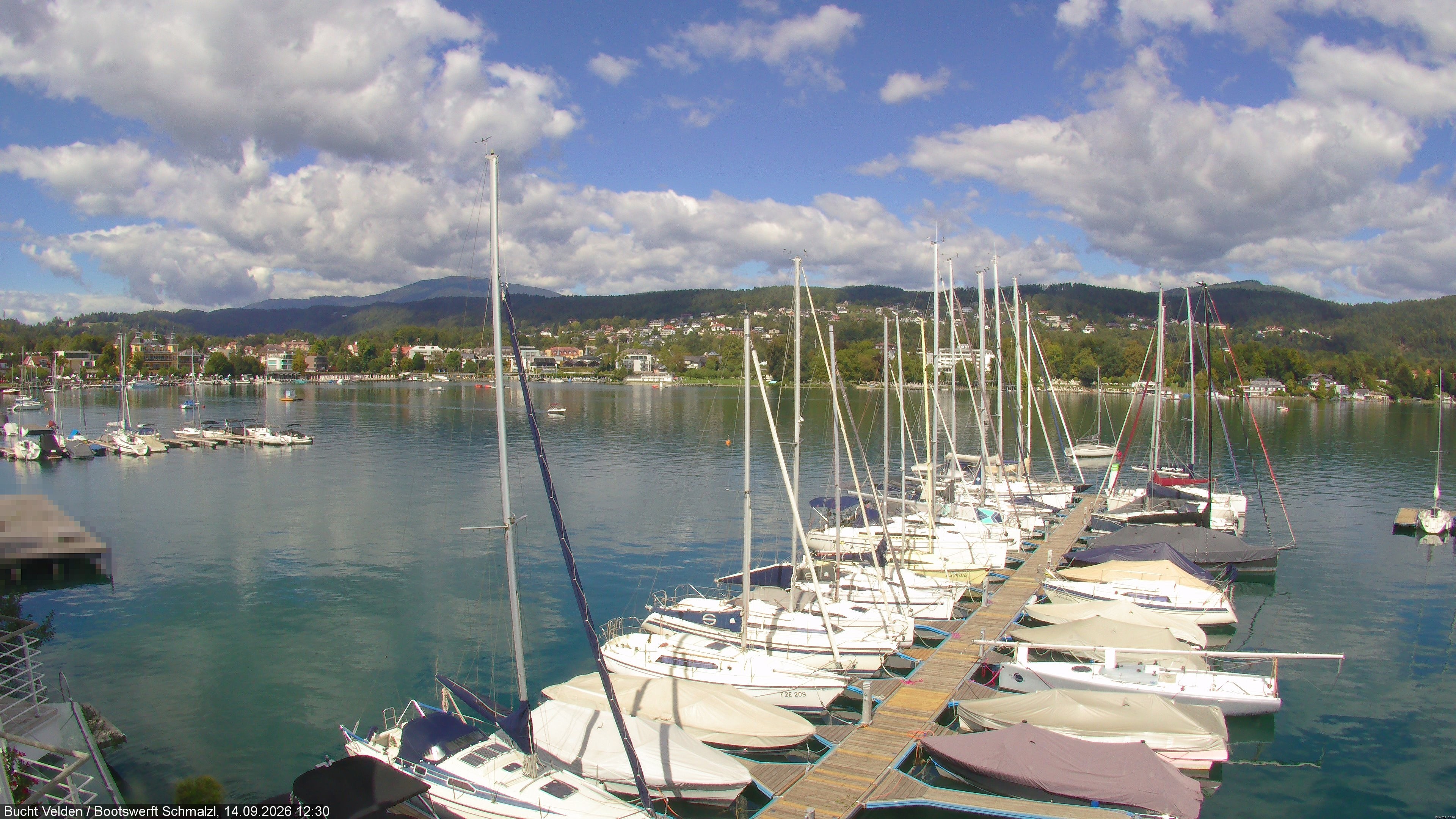 Archiv Foto Webcam Bootswerft Schmalzl - Wörthersee