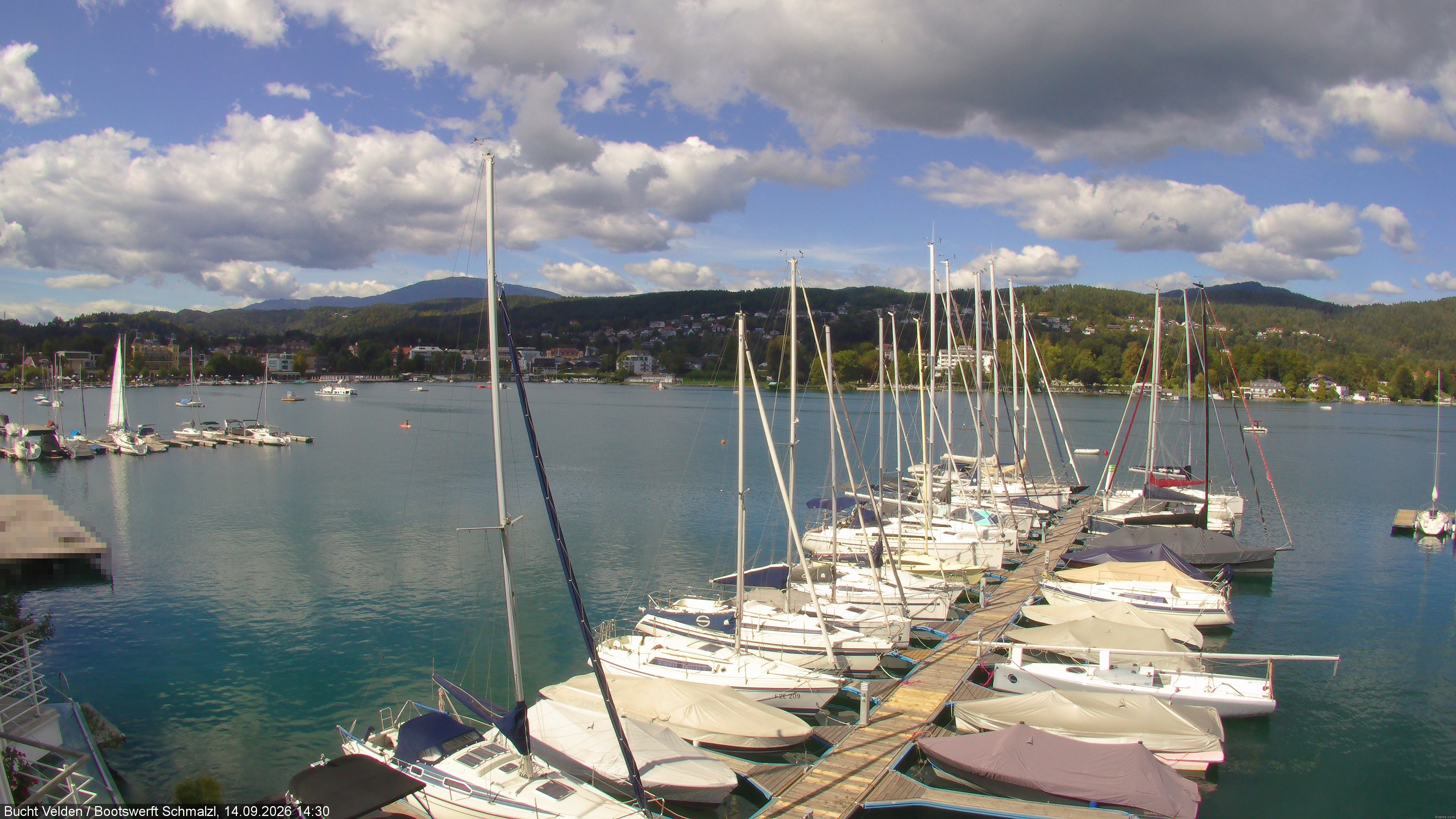 Archiv Foto Webcam Bootswerft Schmalzl - Wörthersee