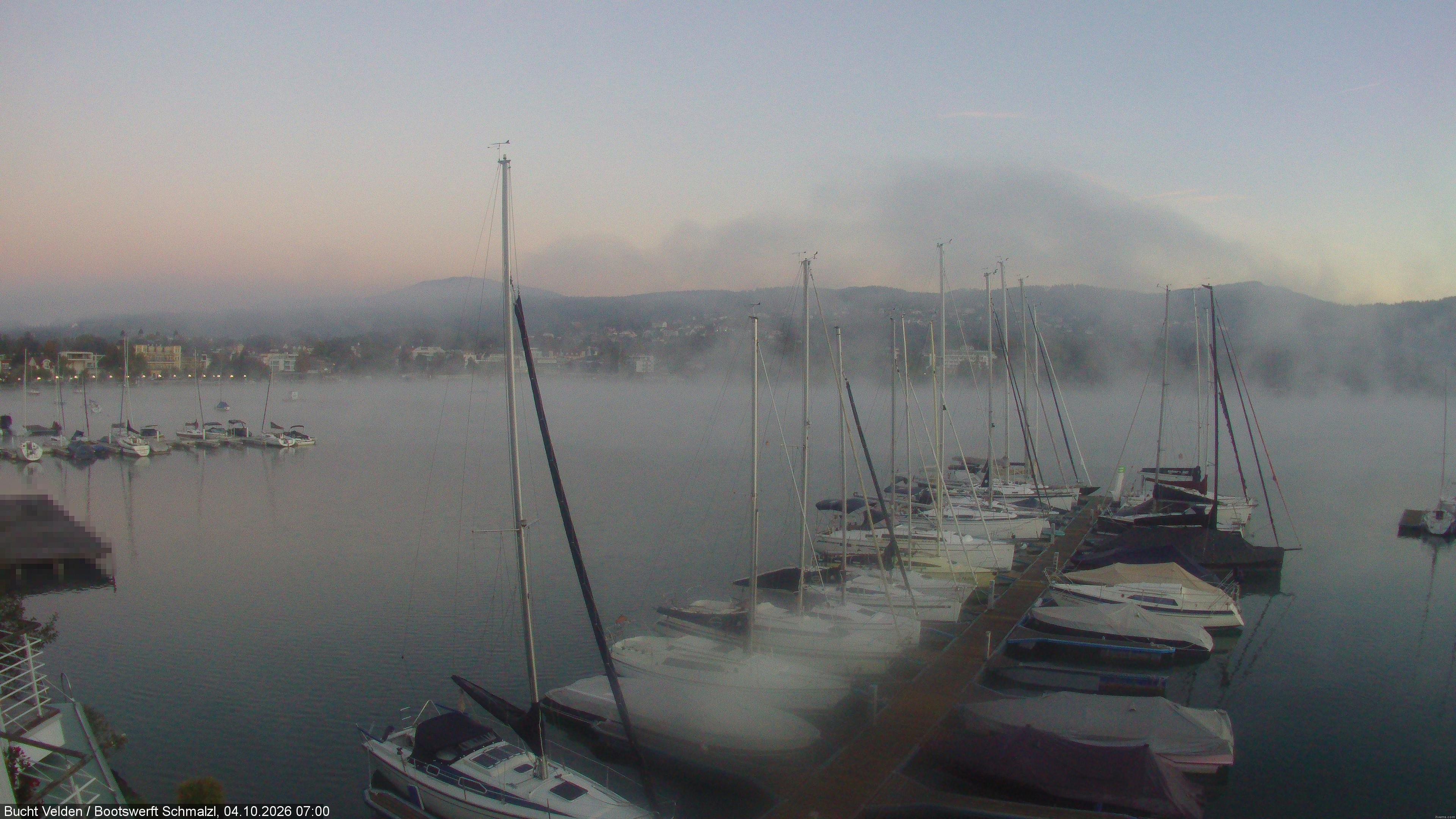 Archiv Foto Webcam Bootswerft Schmalzl - Wörthersee