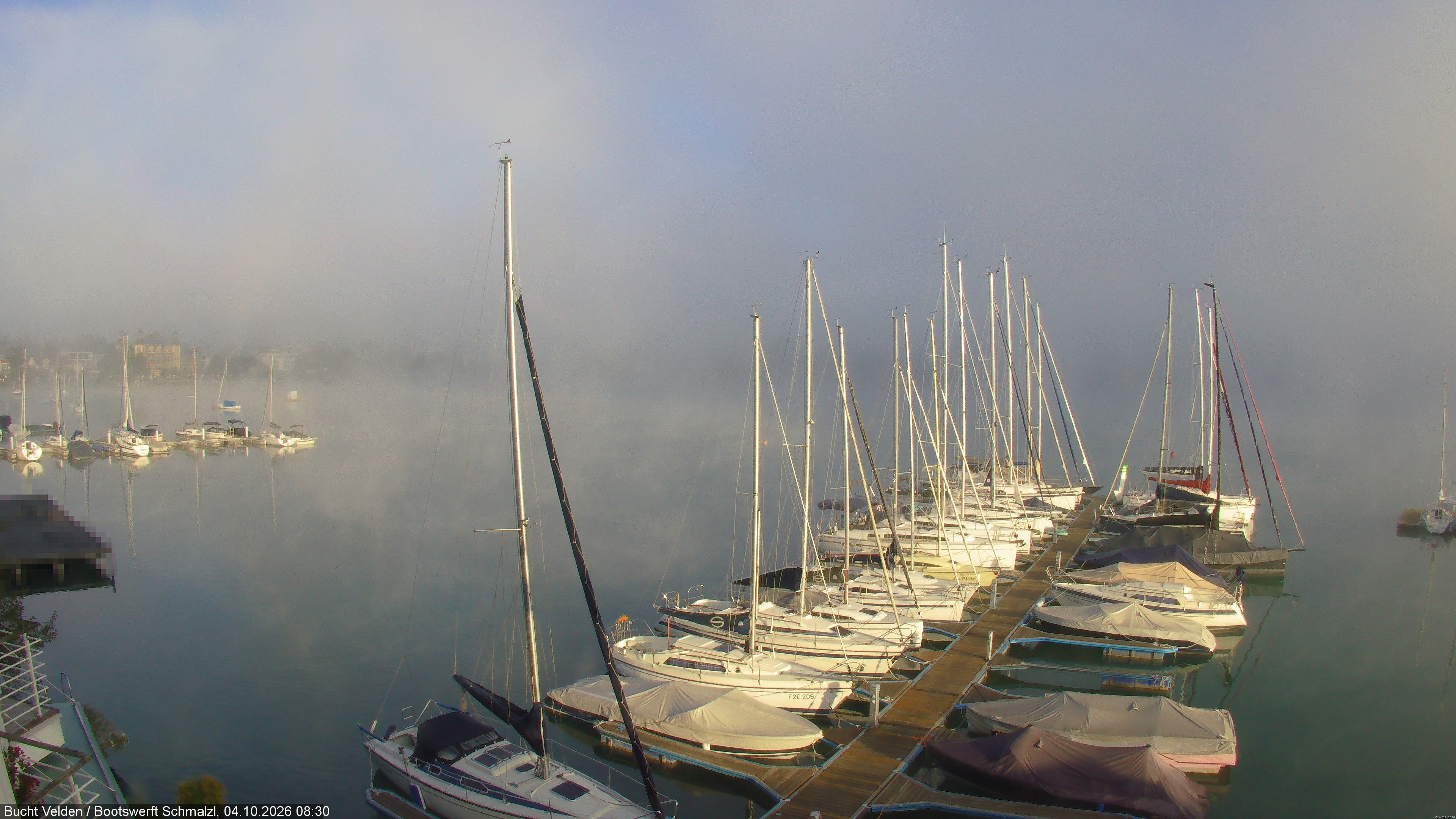 Archiv Foto Webcam Bootswerft Schmalzl - Wörthersee