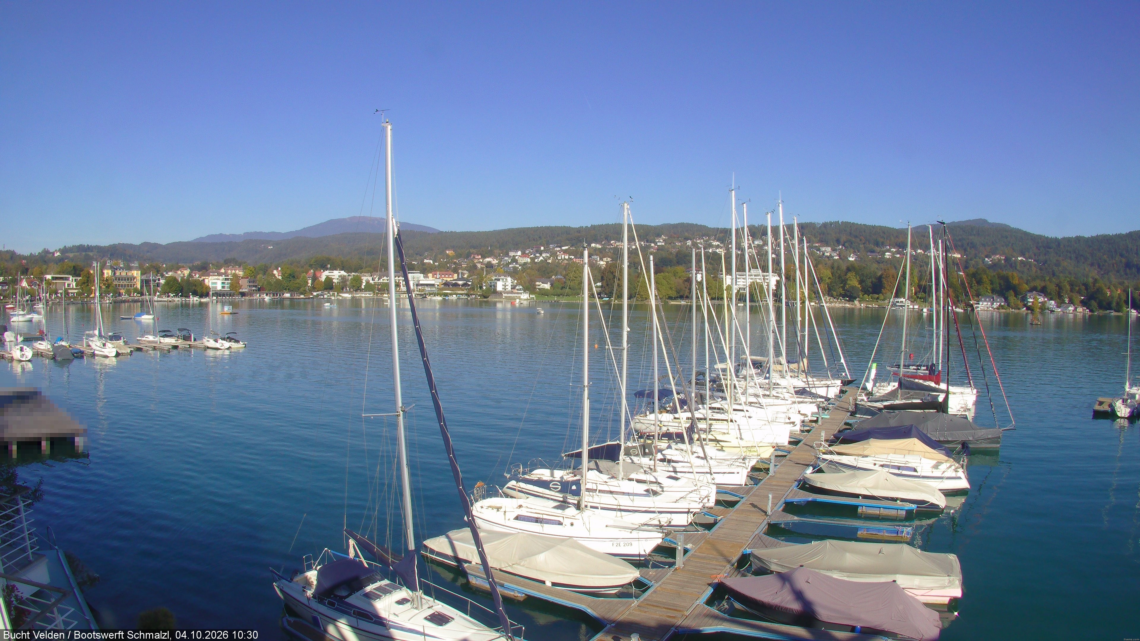 Archiv Foto Webcam Bootswerft Schmalzl - Wörthersee