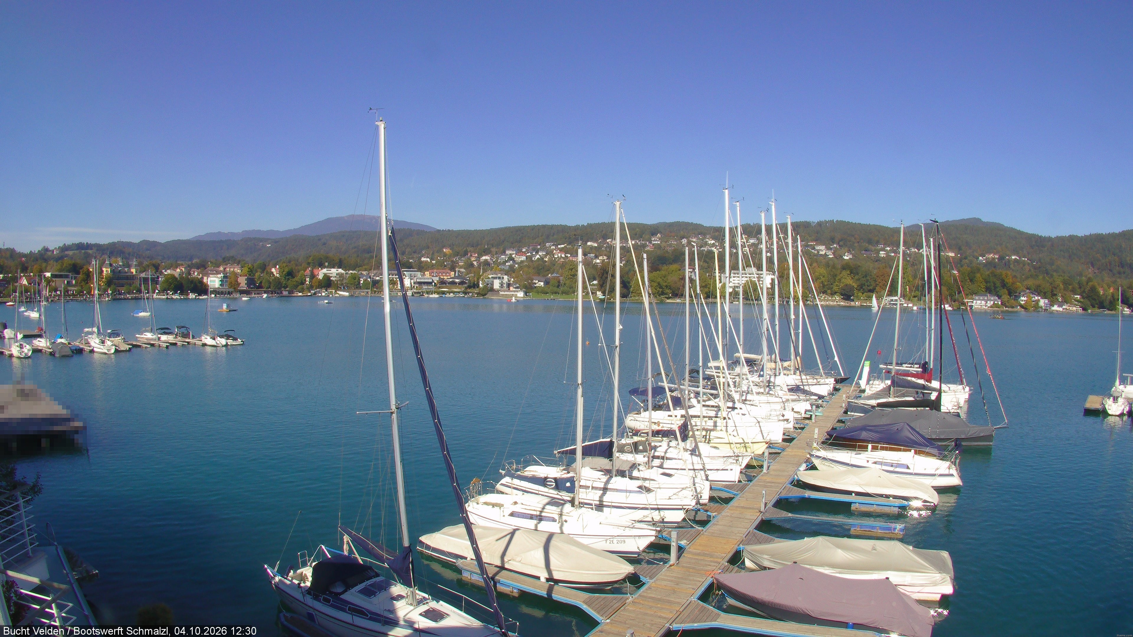 Archiv Foto Webcam Bootswerft Schmalzl - Wörthersee