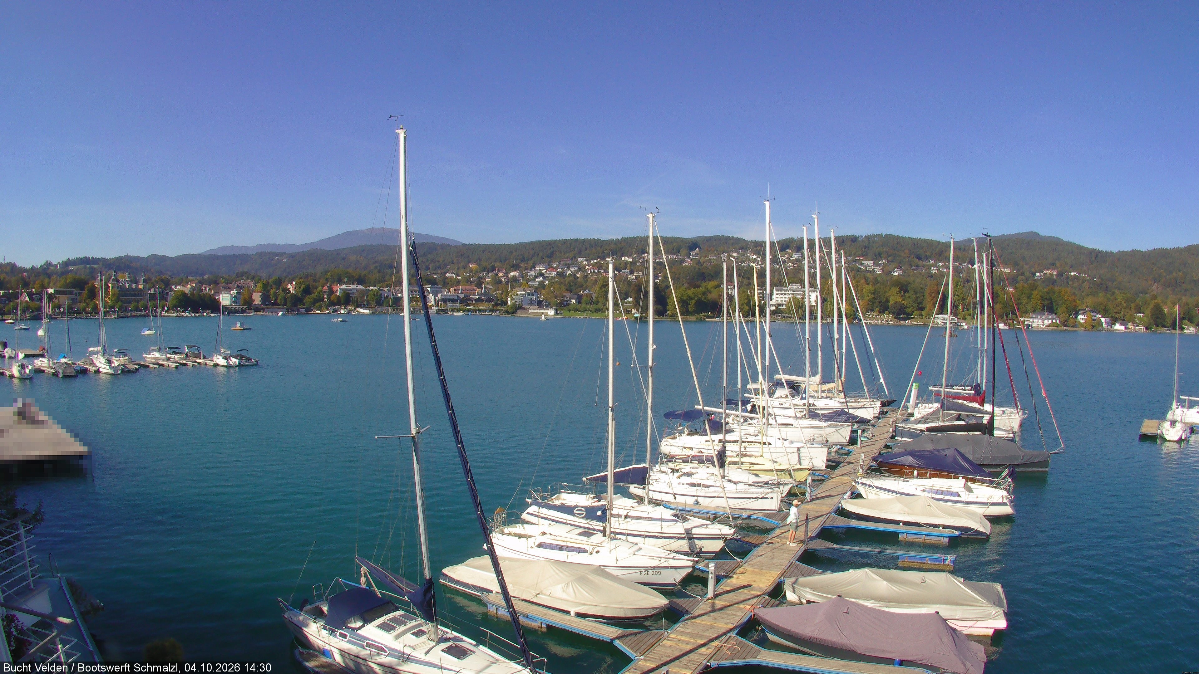 Archiv Foto Webcam Bootswerft Schmalzl - Wörthersee
