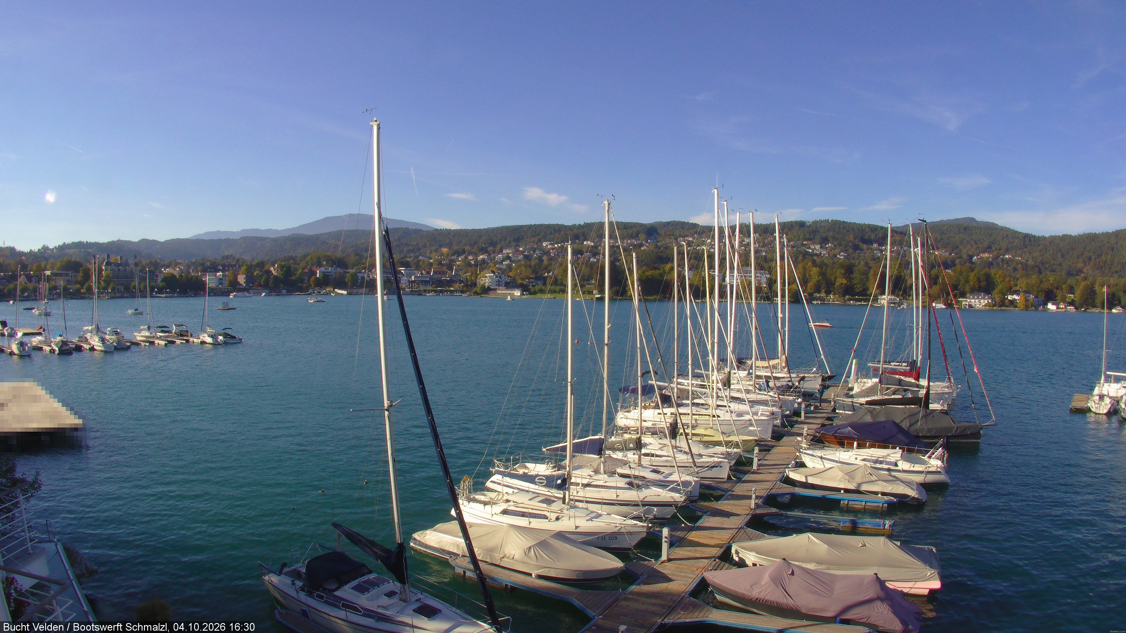 Archiv Foto Webcam Bootswerft Schmalzl - Wörthersee