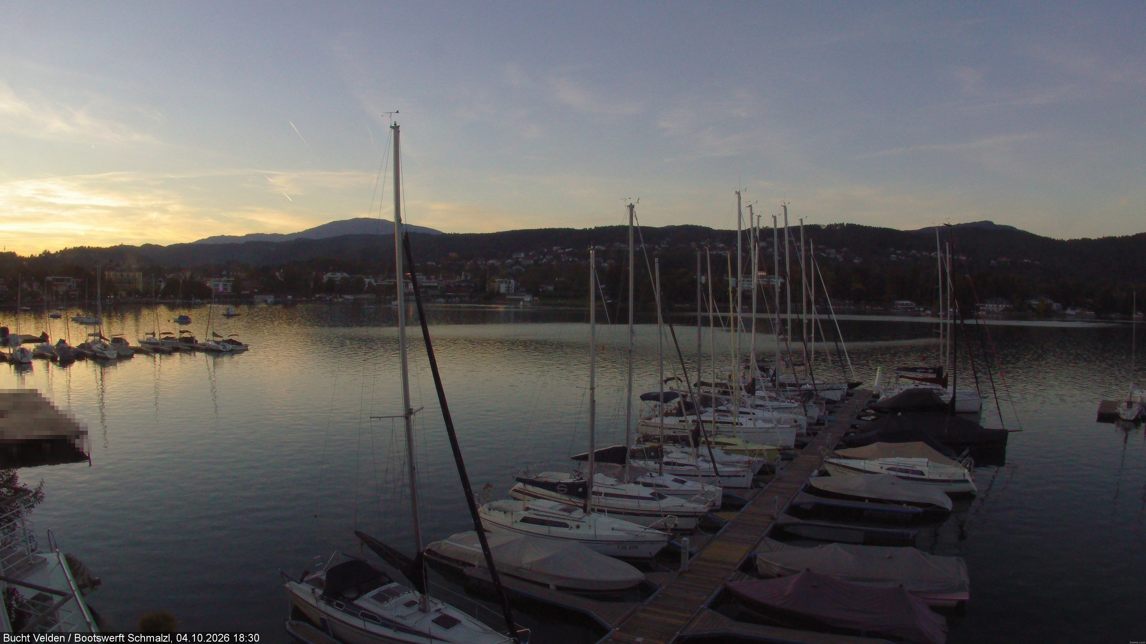 Archiv Foto Webcam Bootswerft Schmalzl - Wörthersee