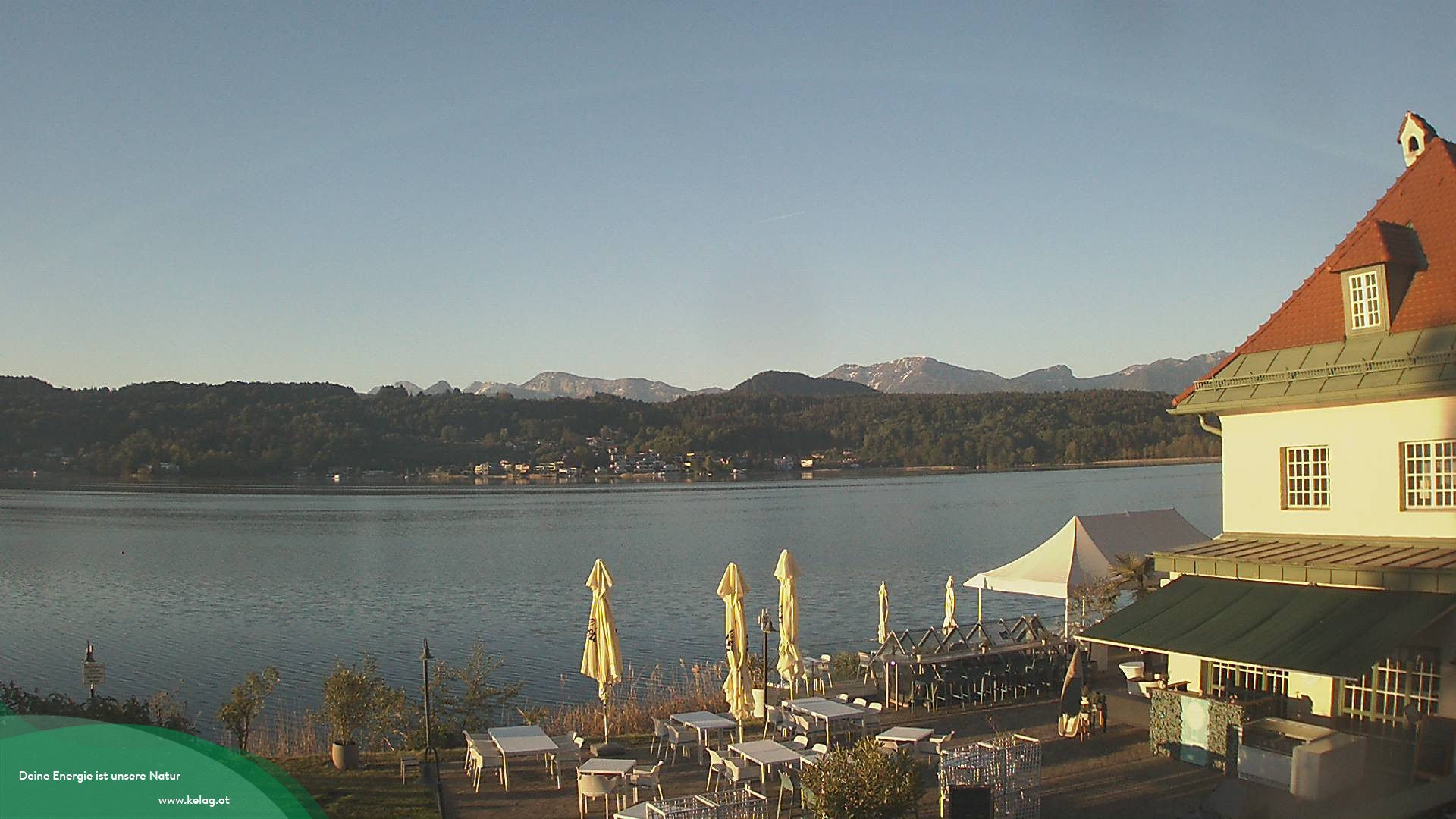Archiv Foto Webcam Schaukraftwerk Forstsee am Wörthersee/Saag