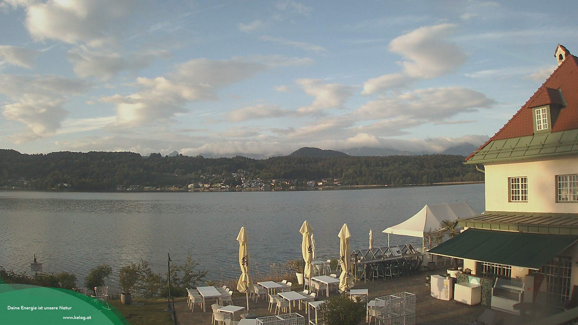 Archiv Foto Webcam Schaukraftwerk Forstsee am Wörthersee/Saag