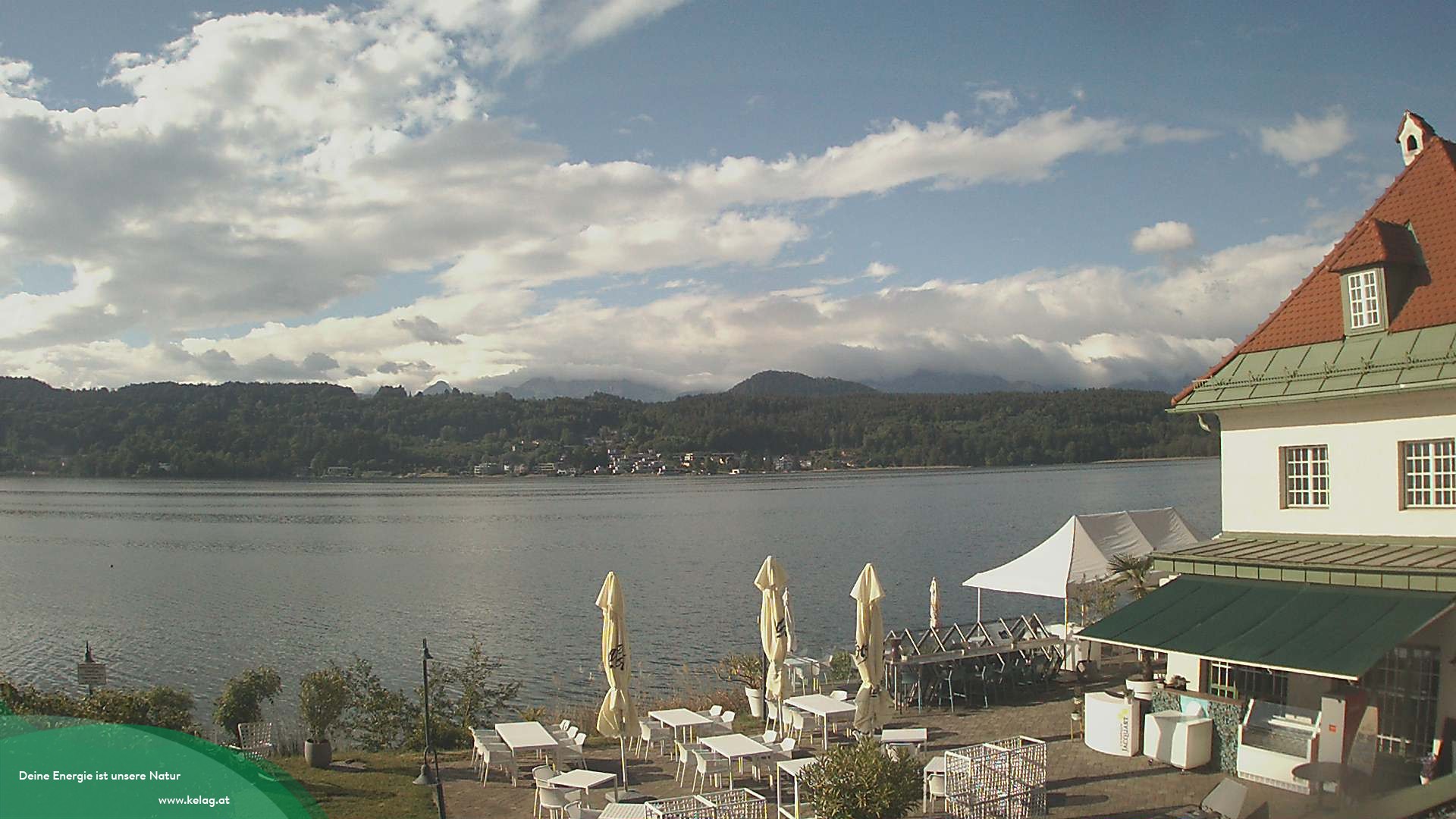 Archiv Foto Webcam Schaukraftwerk Forstsee am Wörthersee/Saag