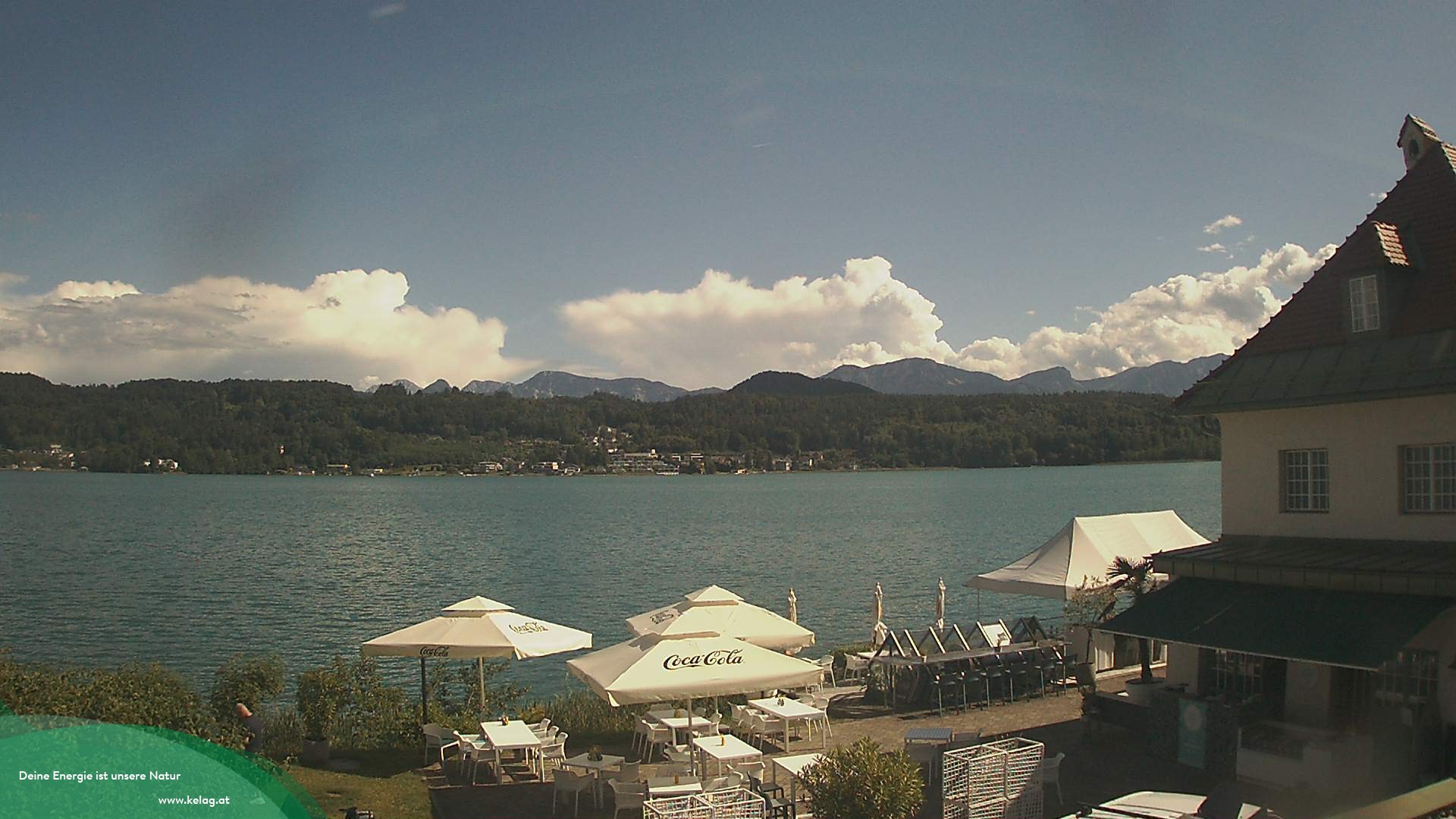 Archiv Foto Webcam Schaukraftwerk Forstsee am Wörthersee/Saag