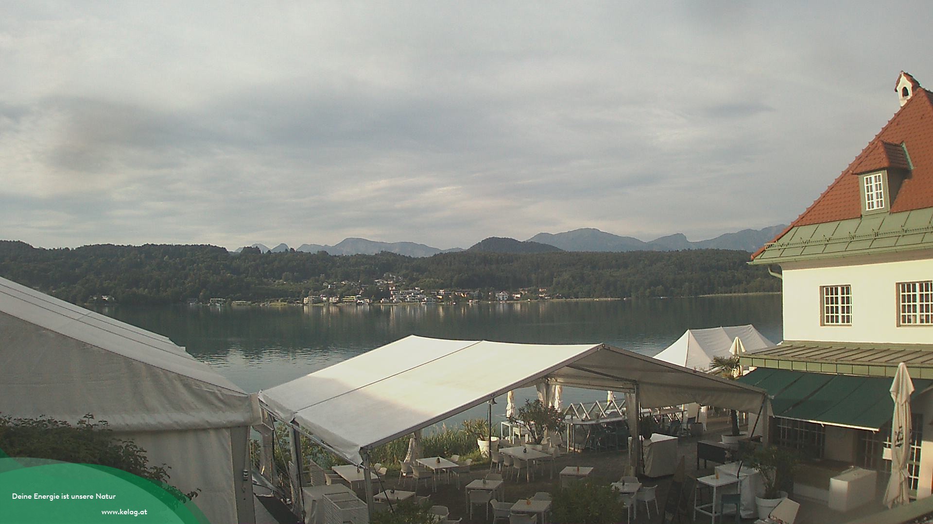 Archiv Foto Webcam Schaukraftwerk Forstsee am Wörthersee/Saag