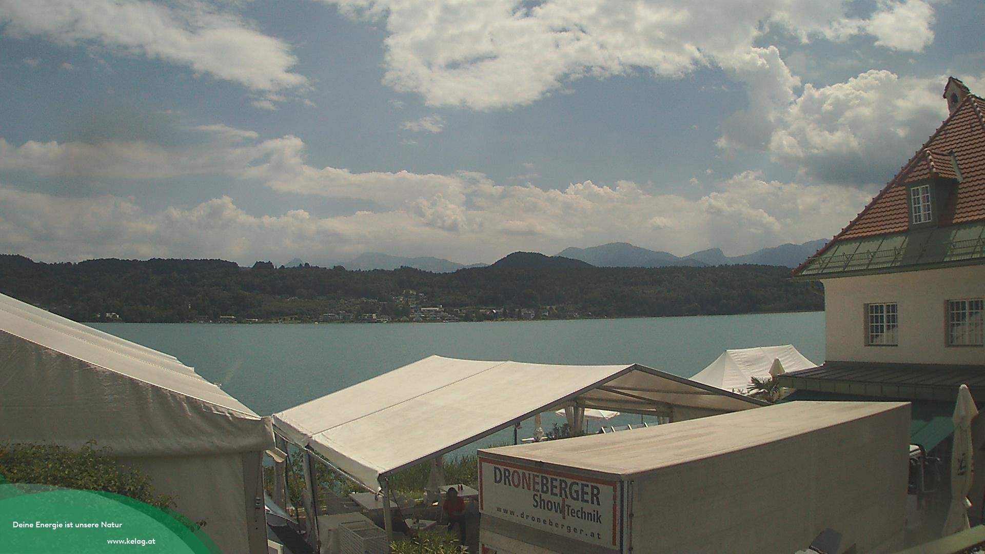 Archiv Foto Webcam Schaukraftwerk Forstsee am Wörthersee/Saag