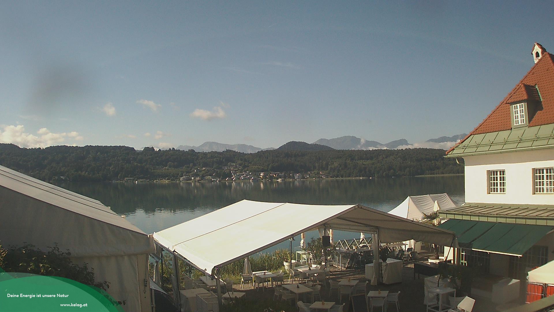 Archiv Foto Webcam Schaukraftwerk Forstsee am Wörthersee/Saag