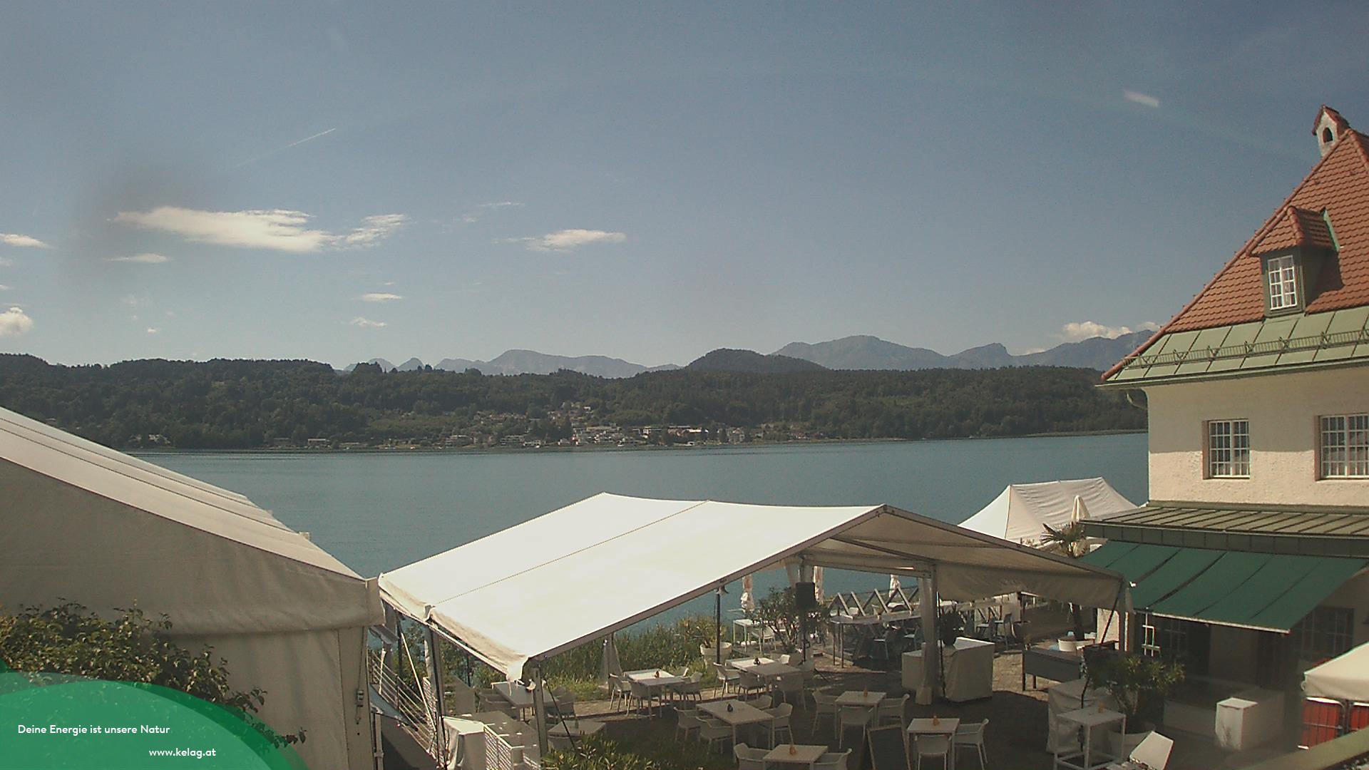 Archiv Foto Webcam Schaukraftwerk Forstsee am Wörthersee/Saag