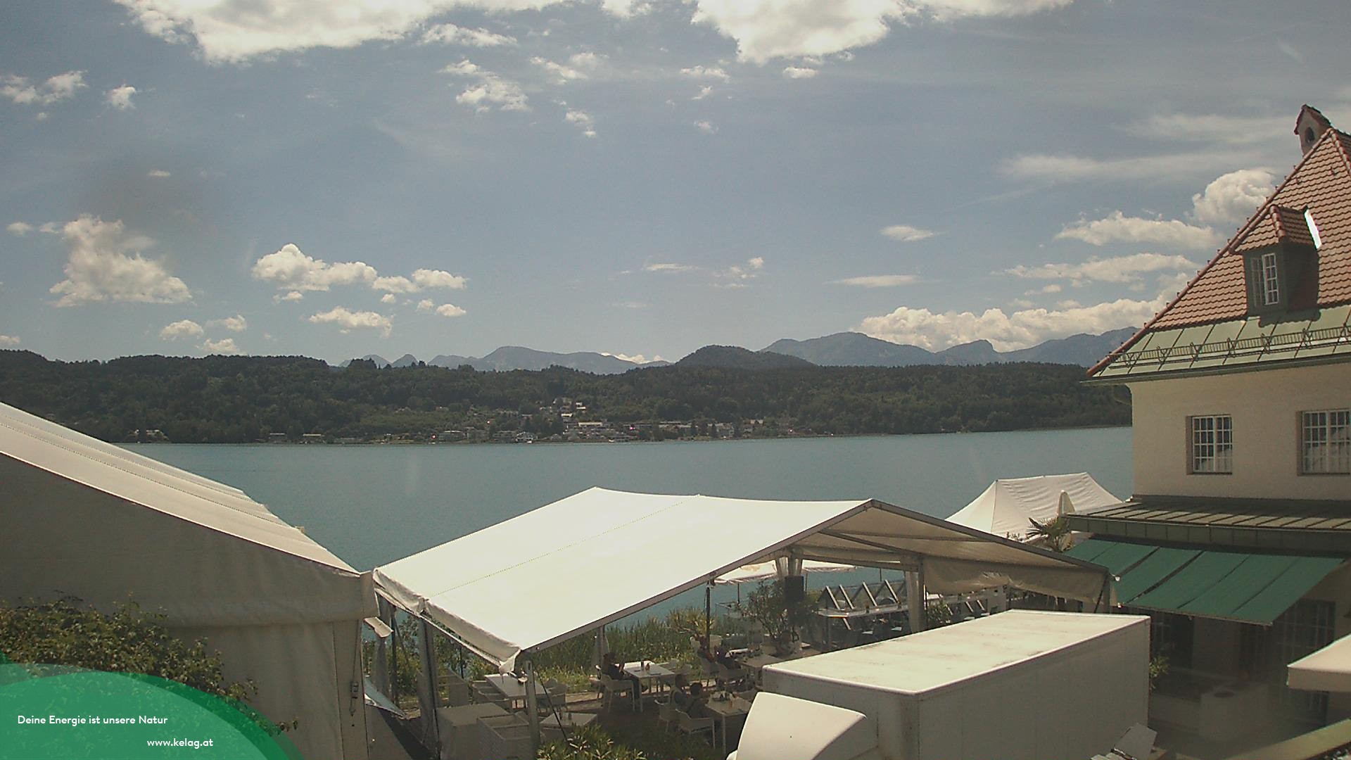 Archiv Foto Webcam Schaukraftwerk Forstsee am Wörthersee/Saag