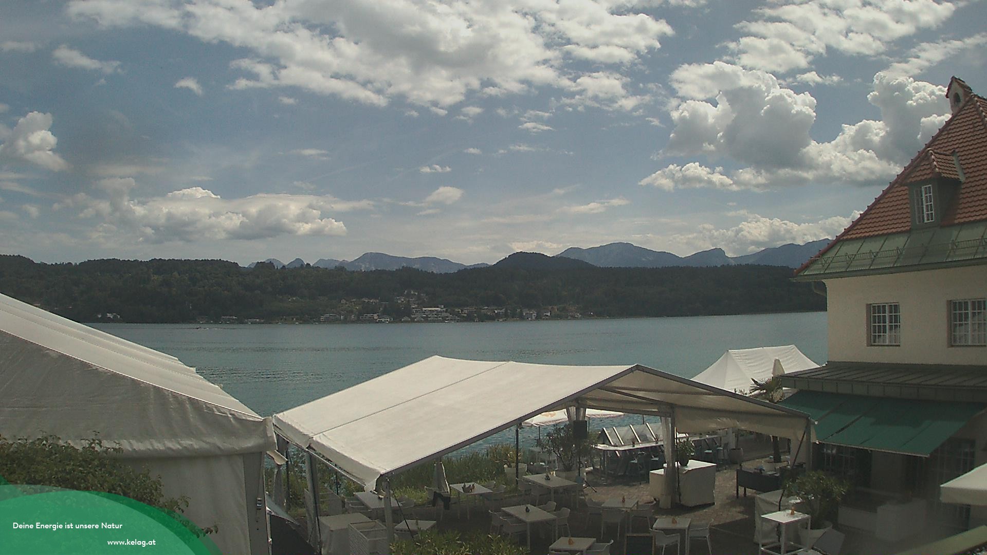 Archiv Foto Webcam Schaukraftwerk Forstsee am Wörthersee/Saag