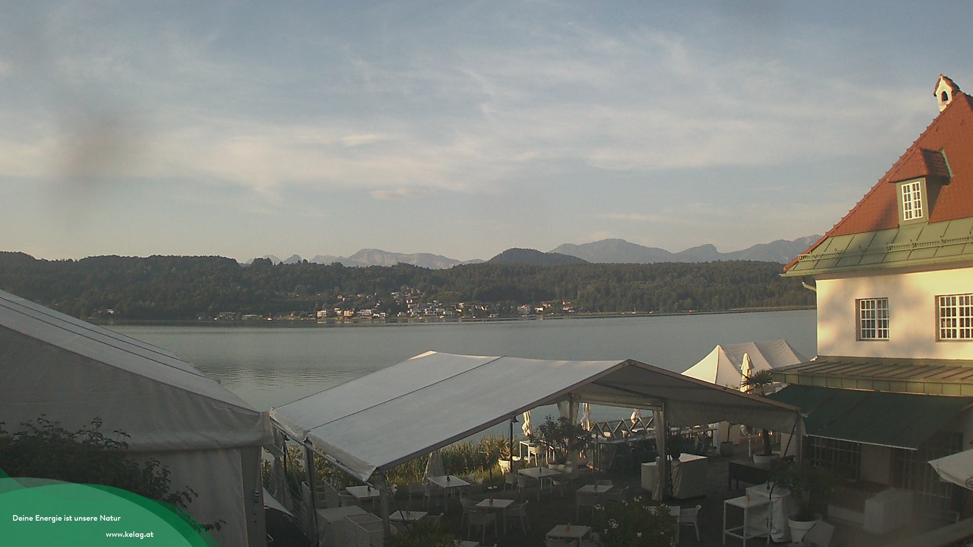 Archiv Foto Webcam Schaukraftwerk Forstsee am Wörthersee/Saag