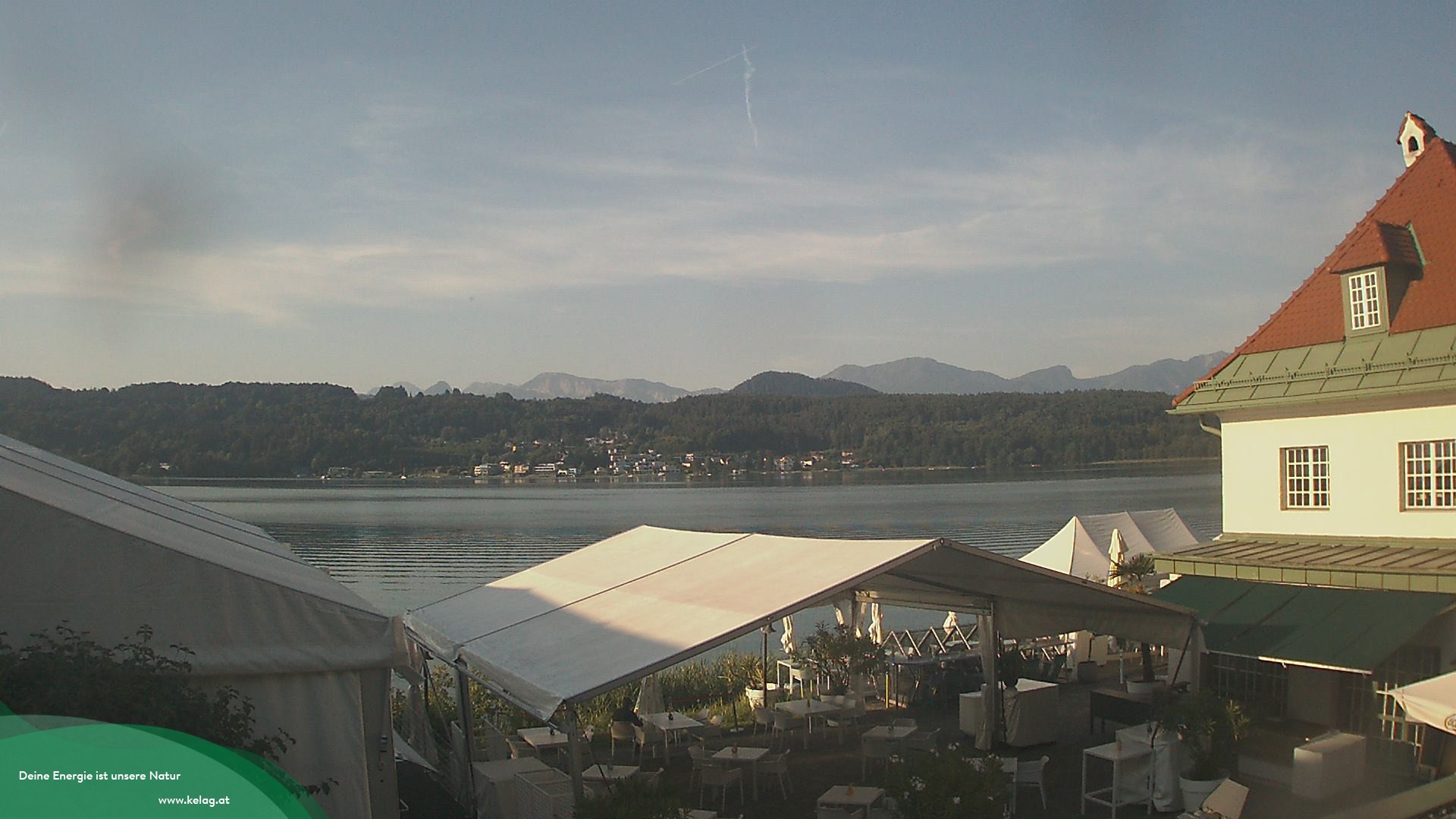 Archiv Foto Webcam Schaukraftwerk Forstsee am Wörthersee/Saag