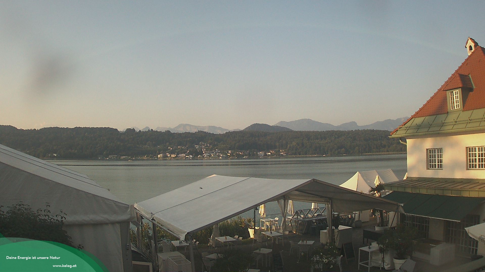Archiv Foto Webcam Schaukraftwerk Forstsee am Wörthersee/Saag