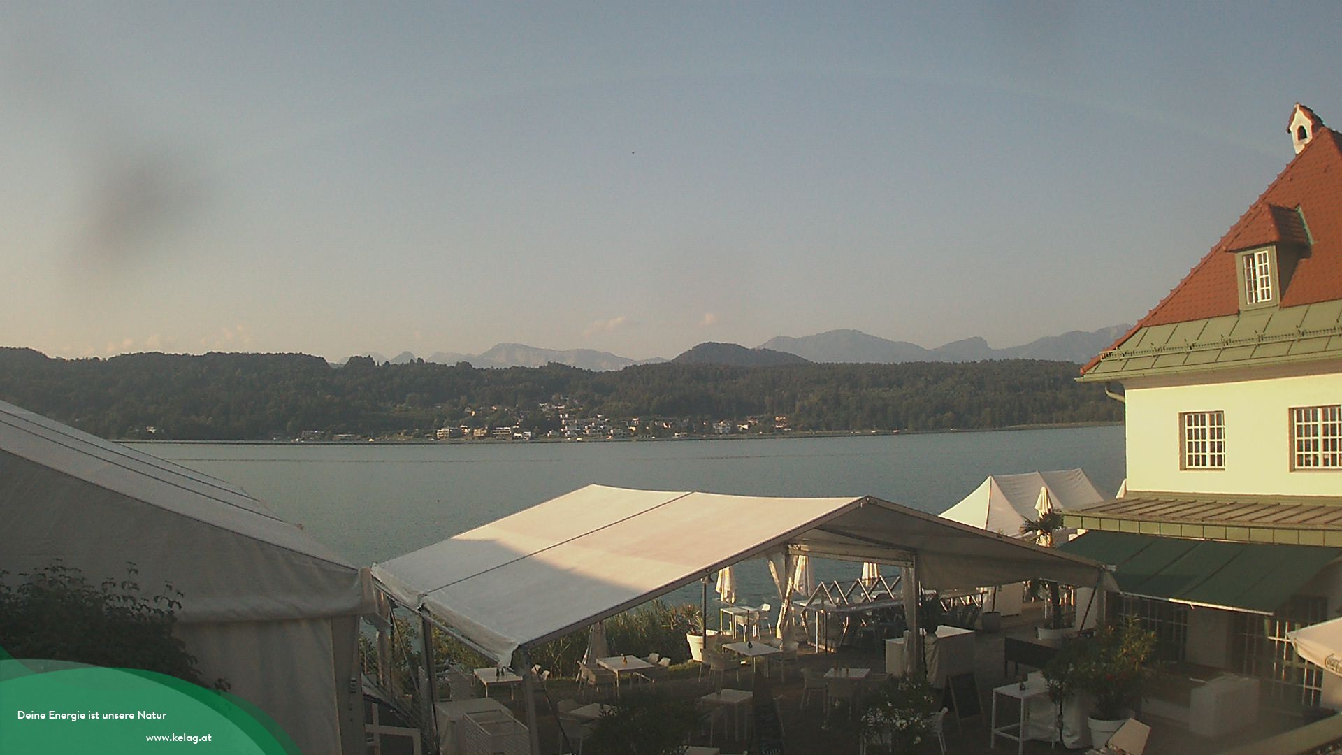 Archiv Foto Webcam Schaukraftwerk Forstsee am Wörthersee/Saag