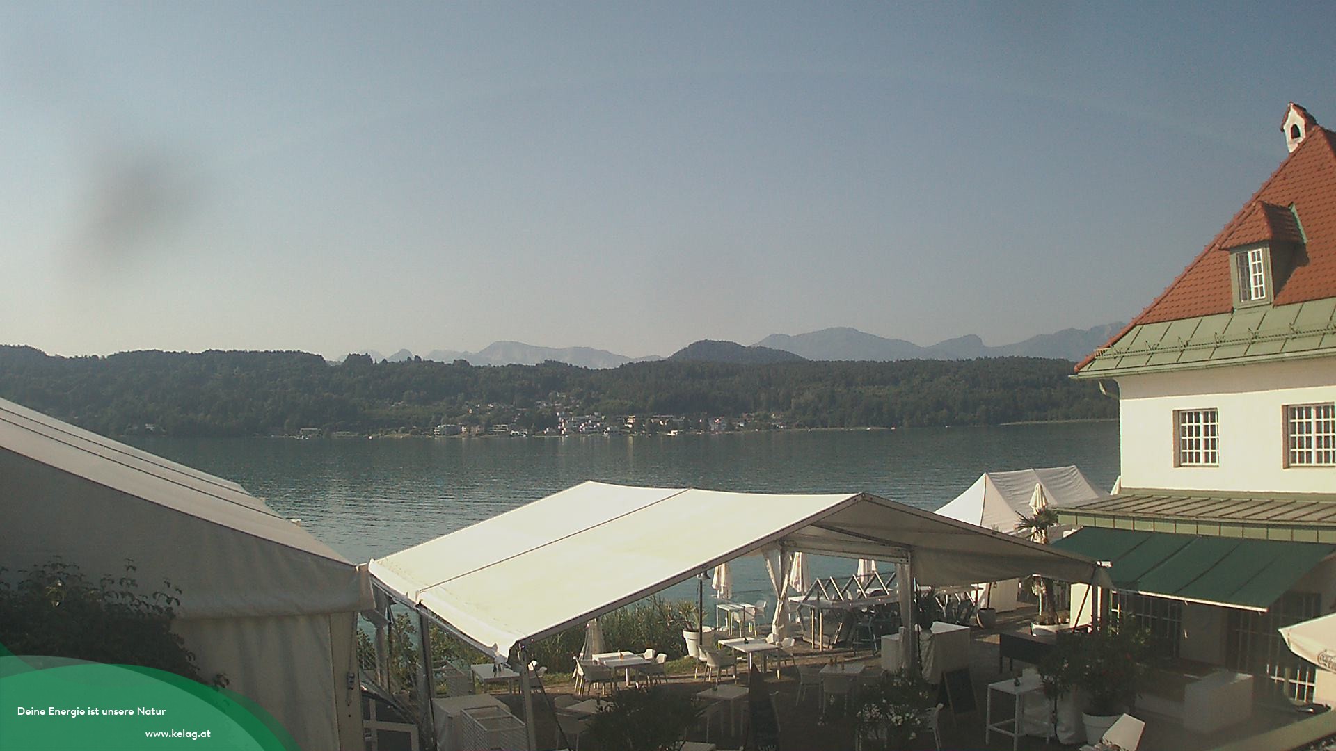 Archiv Foto Webcam Schaukraftwerk Forstsee am Wörthersee/Saag