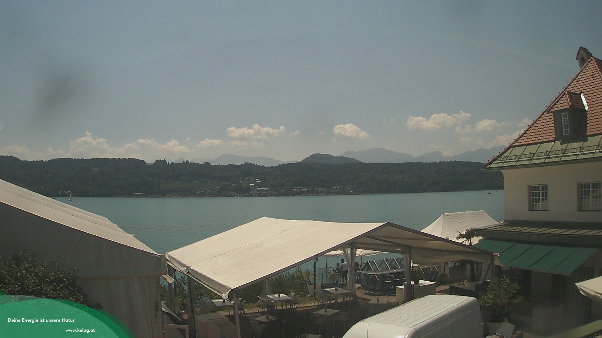 Archiv Foto Webcam Schaukraftwerk Forstsee am Wörthersee/Saag