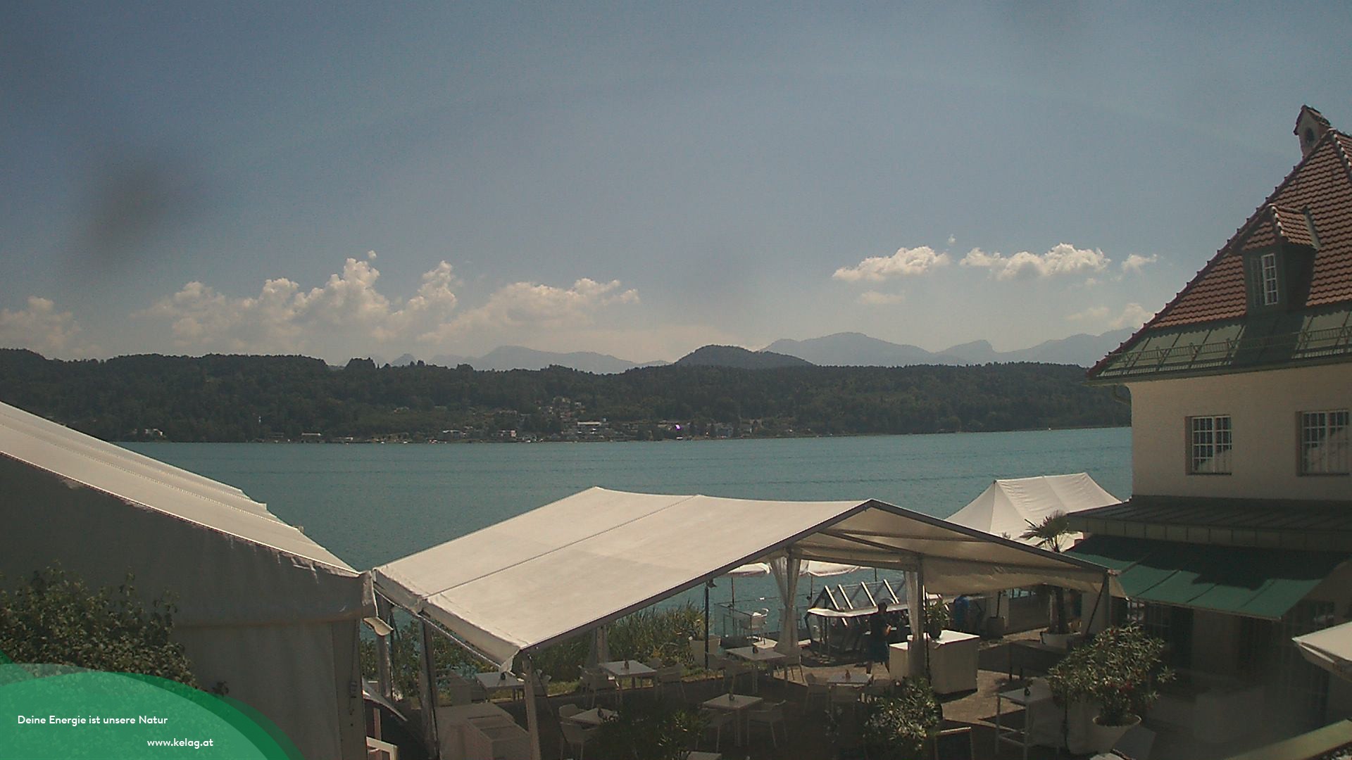 Archiv Foto Webcam Schaukraftwerk Forstsee am Wörthersee/Saag