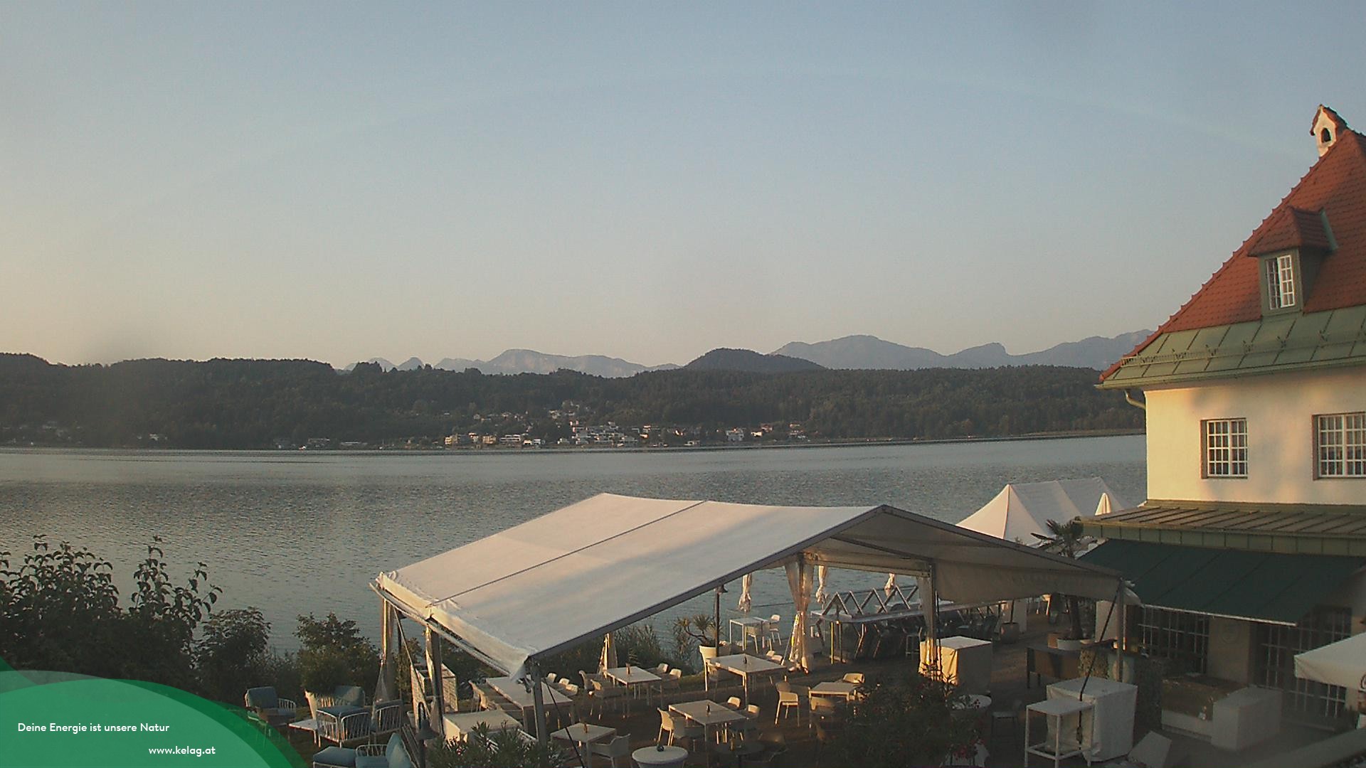 Archiv Foto Webcam Schaukraftwerk Forstsee am Wörthersee/Saag