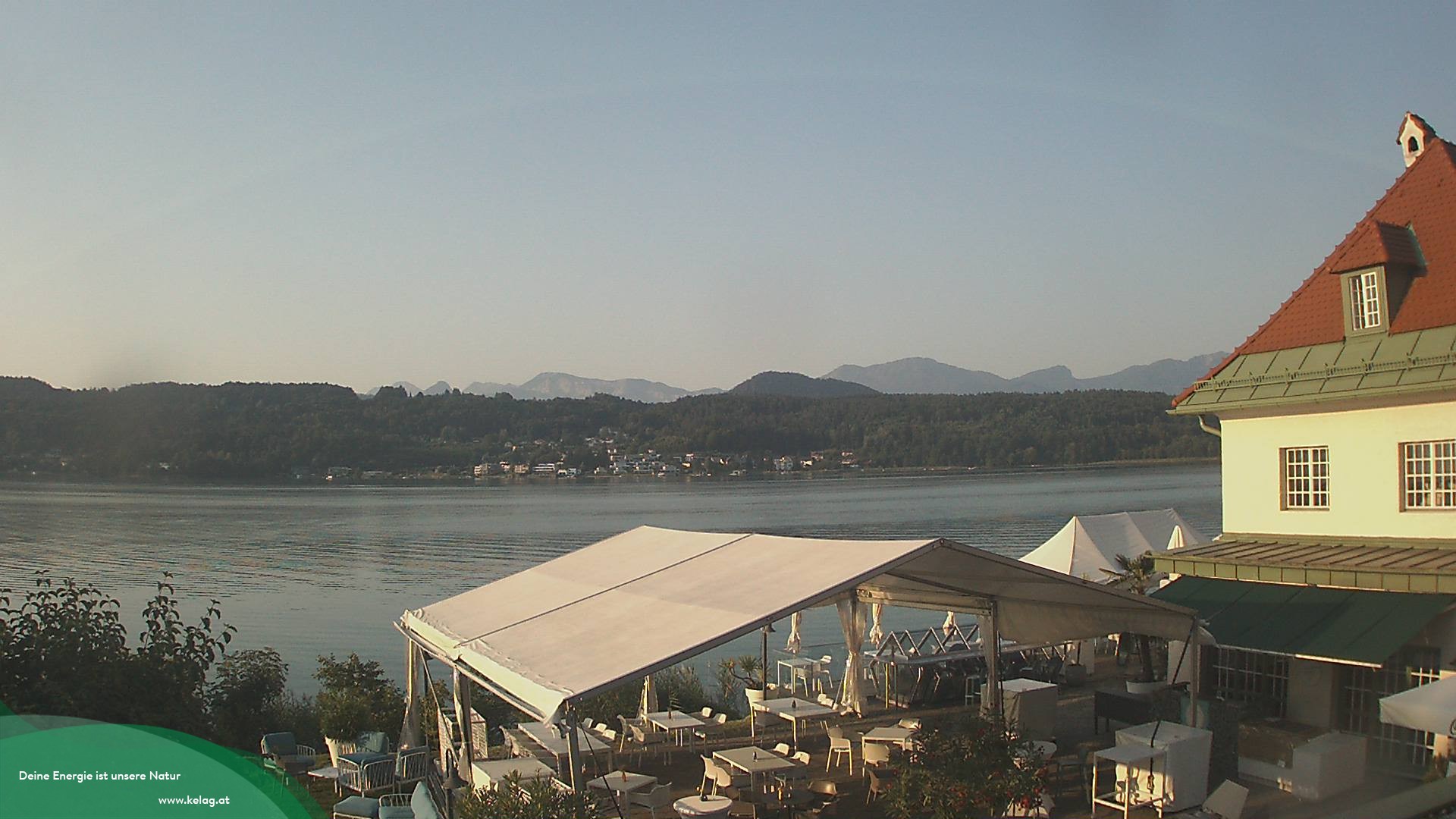 Archiv Foto Webcam Schaukraftwerk Forstsee am Wörthersee/Saag