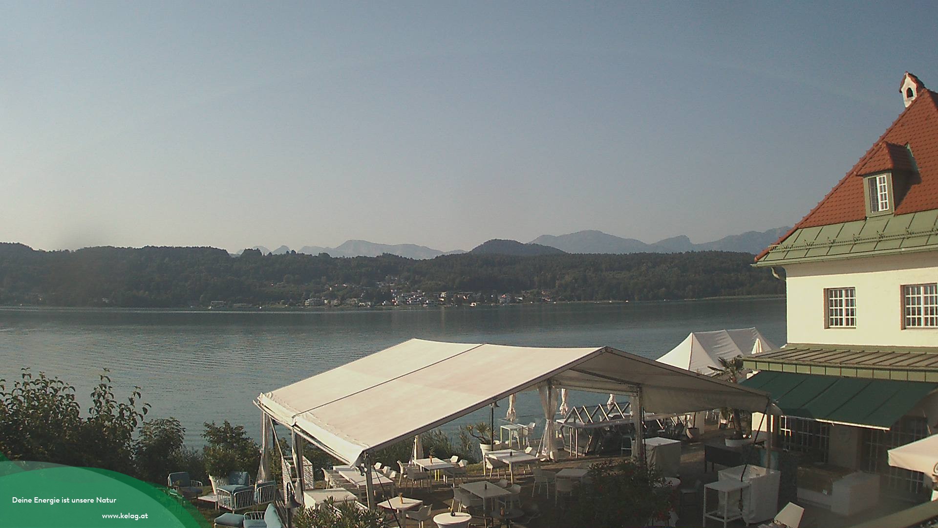 Archiv Foto Webcam Schaukraftwerk Forstsee am Wörthersee/Saag