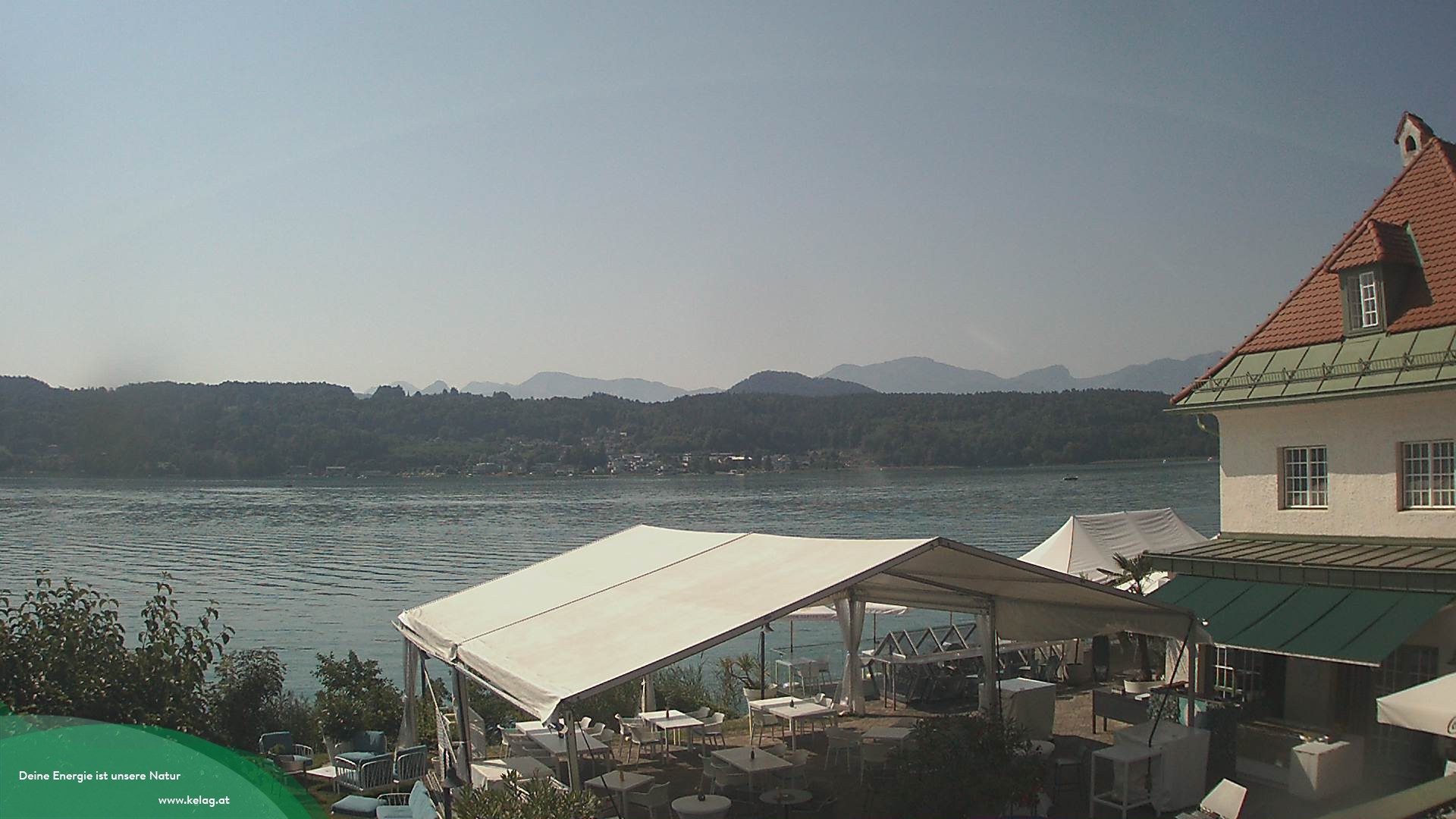Archiv Foto Webcam Schaukraftwerk Forstsee am Wörthersee/Saag