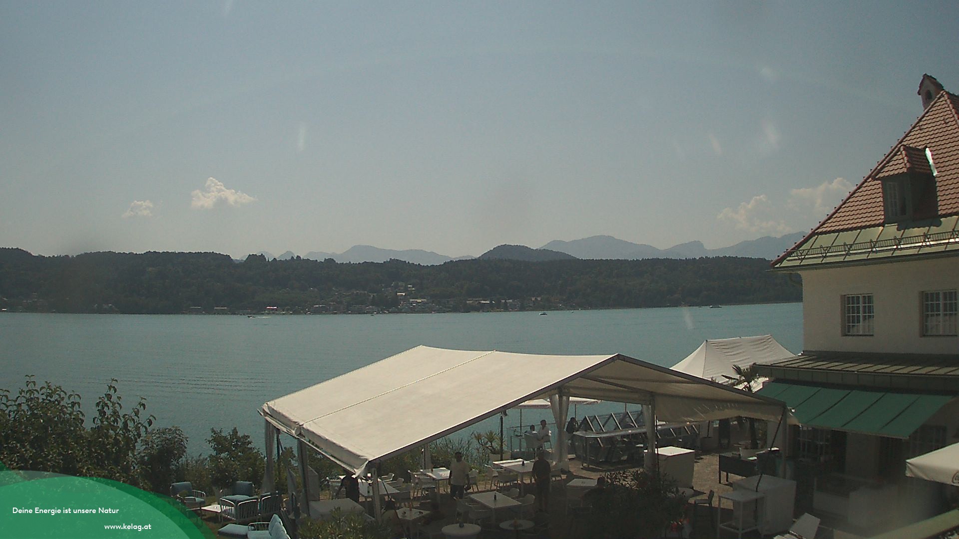 Archiv Foto Webcam Schaukraftwerk Forstsee am Wörthersee/Saag