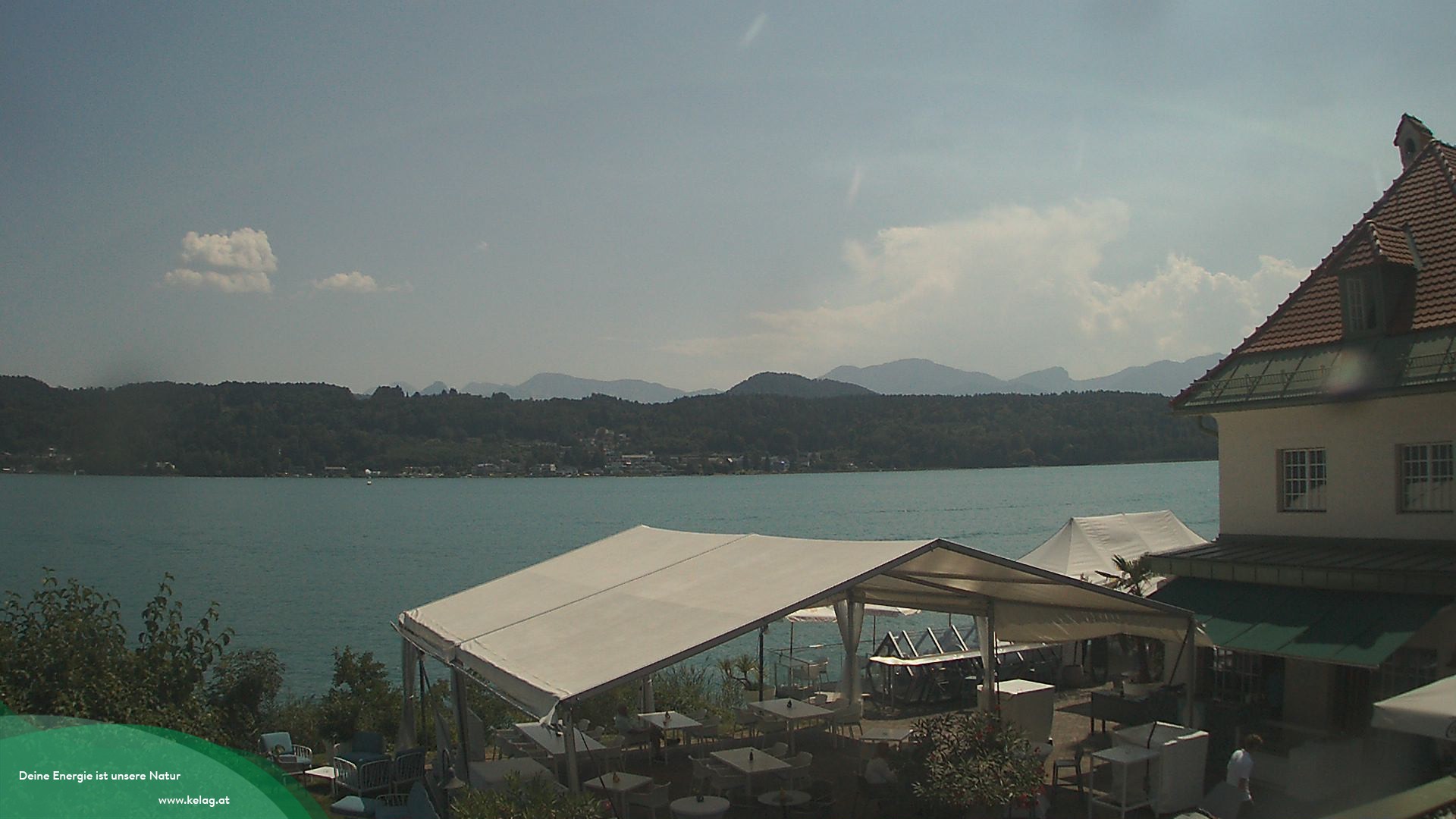 Archiv Foto Webcam Schaukraftwerk Forstsee am Wörthersee/Saag