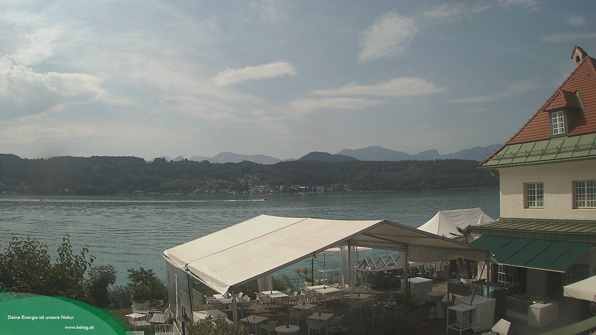 Archiv Foto Webcam Schaukraftwerk Forstsee am Wörthersee/Saag