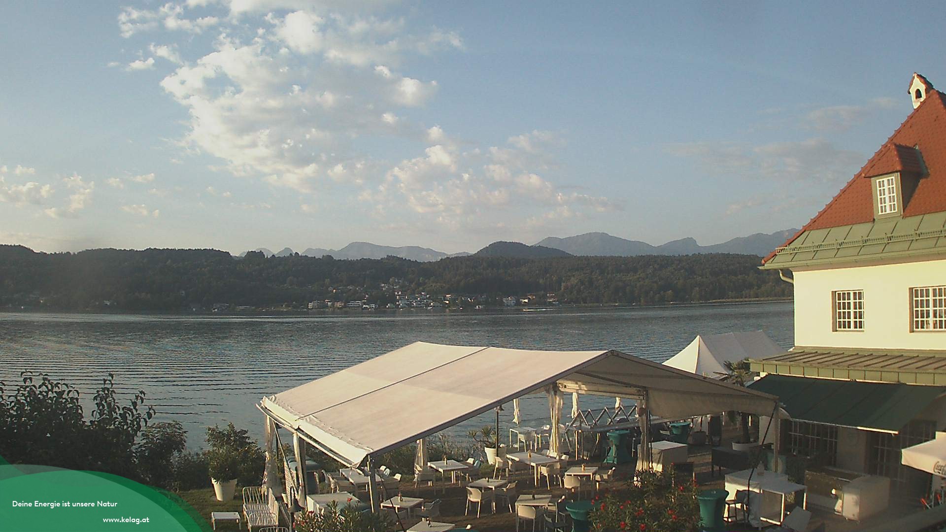 Archiv Foto Webcam Schaukraftwerk Forstsee am Wörthersee/Saag