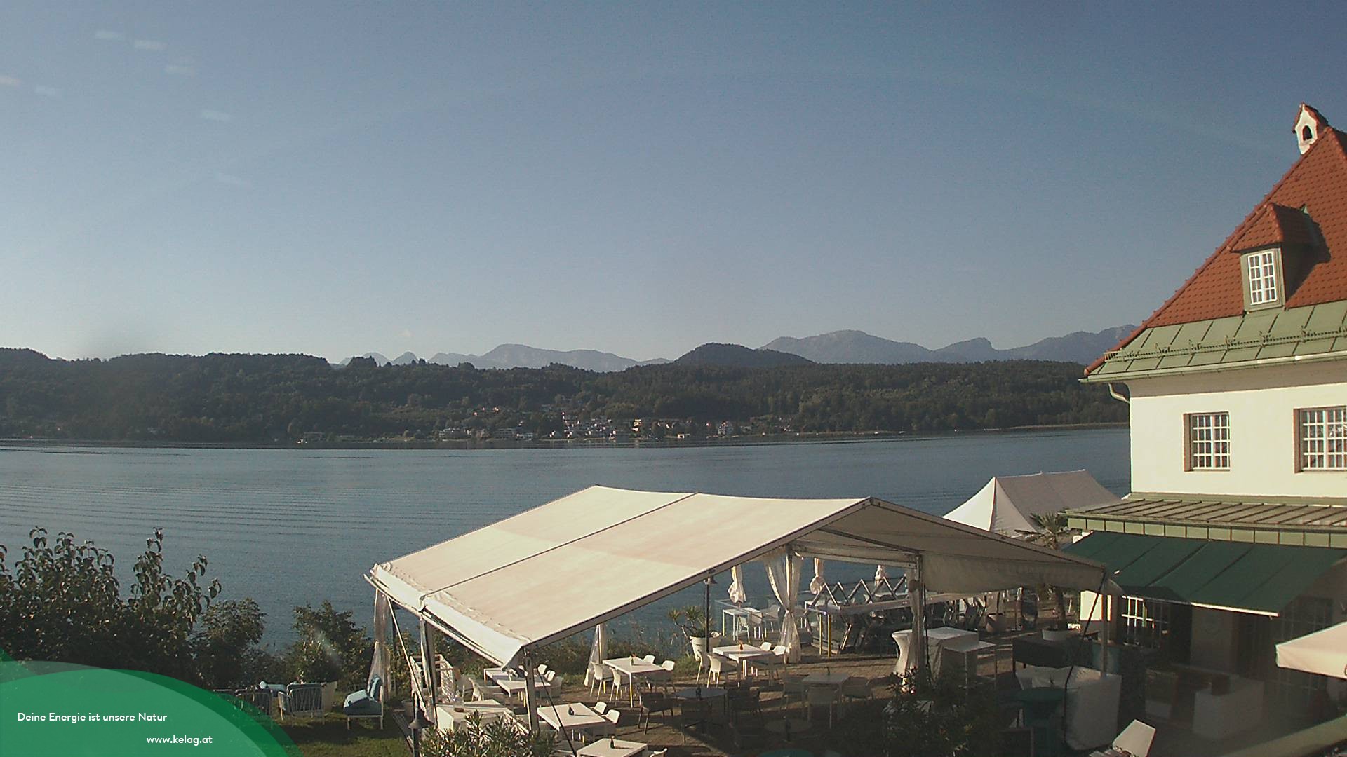 Archiv Foto Webcam Schaukraftwerk Forstsee am Wörthersee/Saag