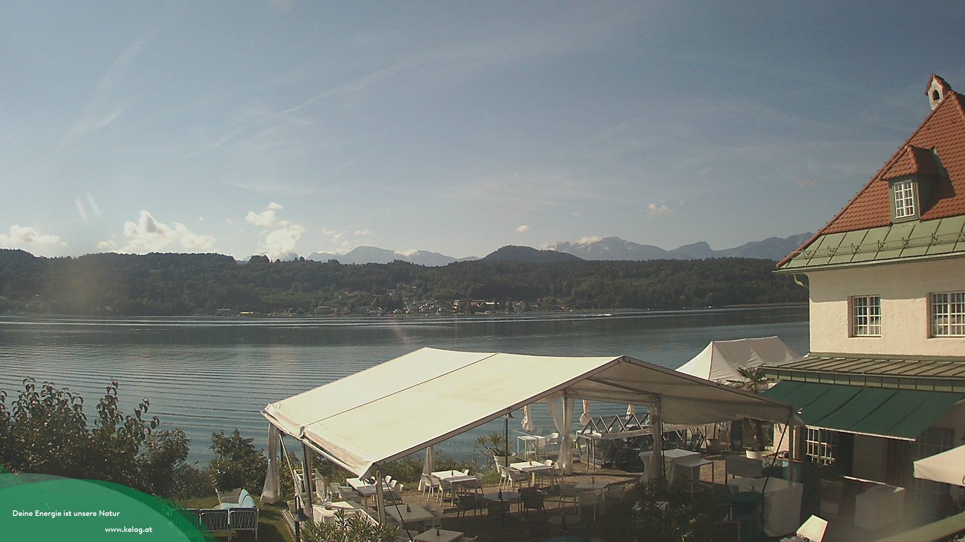 Archiv Foto Webcam Schaukraftwerk Forstsee am Wörthersee/Saag