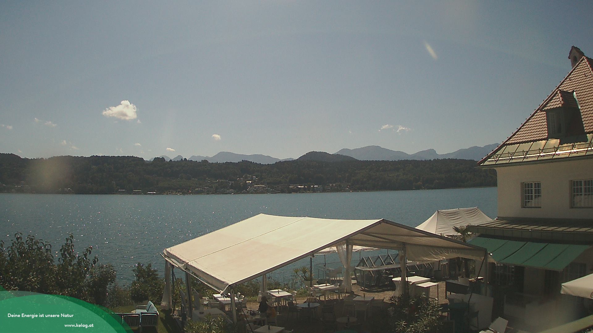Archiv Foto Webcam Schaukraftwerk Forstsee am Wörthersee/Saag