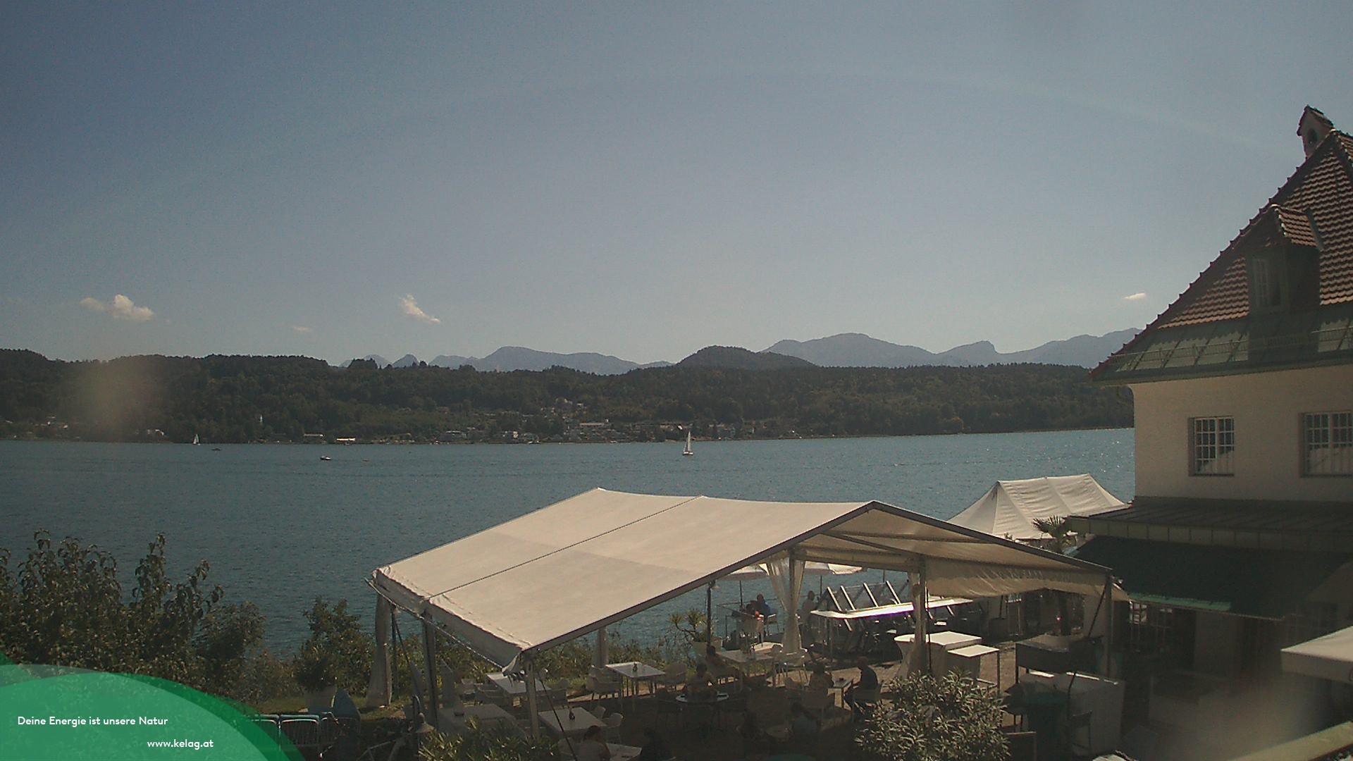 Archiv Foto Webcam Schaukraftwerk Forstsee am Wörthersee/Saag