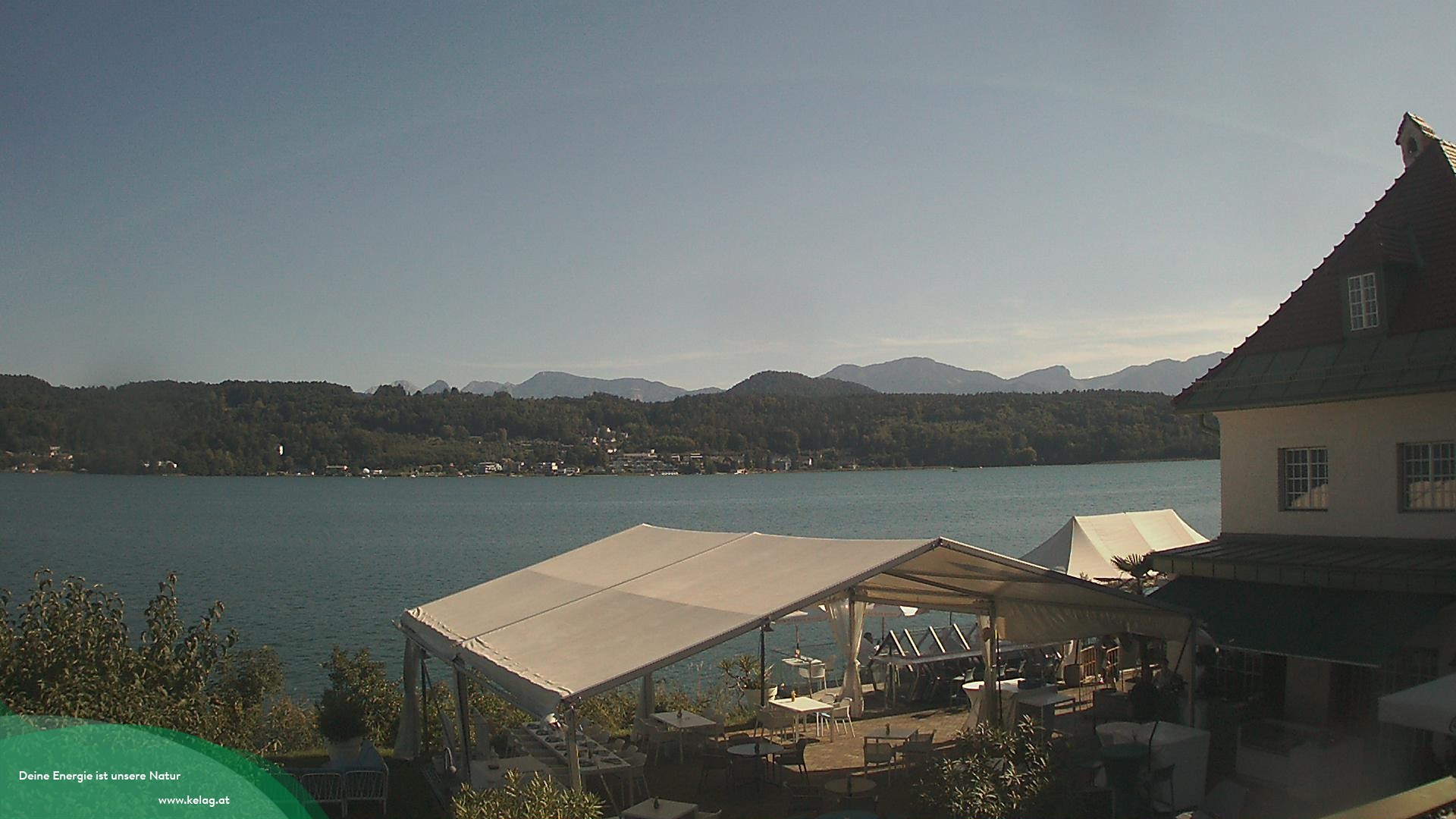 Archiv Foto Webcam Schaukraftwerk Forstsee am Wörthersee/Saag
