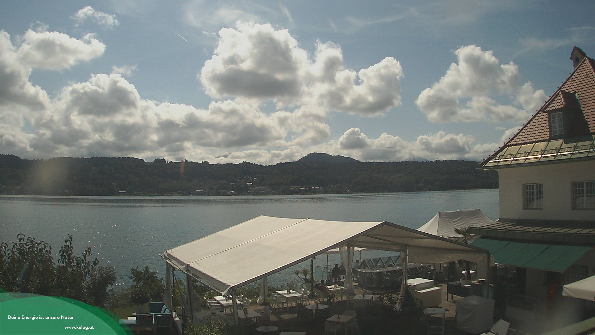 Archiv Foto Webcam Schaukraftwerk Forstsee am Wörthersee/Saag