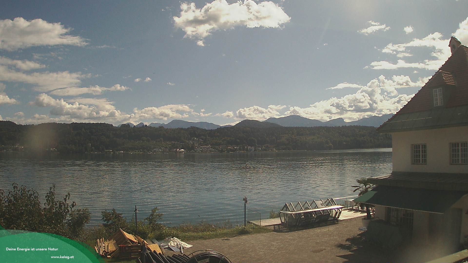 Archiv Foto Webcam Schaukraftwerk Forstsee am Wörthersee/Saag
