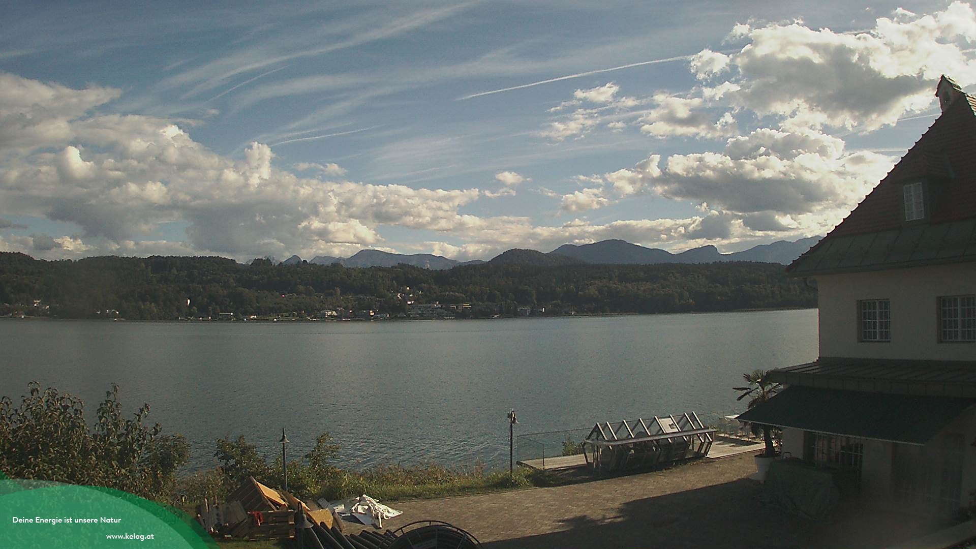 Archiv Foto Webcam Schaukraftwerk Forstsee am Wörthersee/Saag